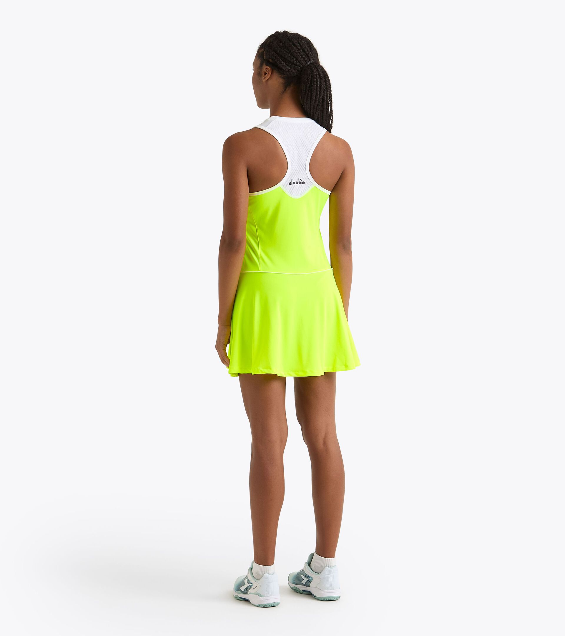 Tennis dress - Women L. DRESS COURT FLUO YELLOW DD - Diadora
