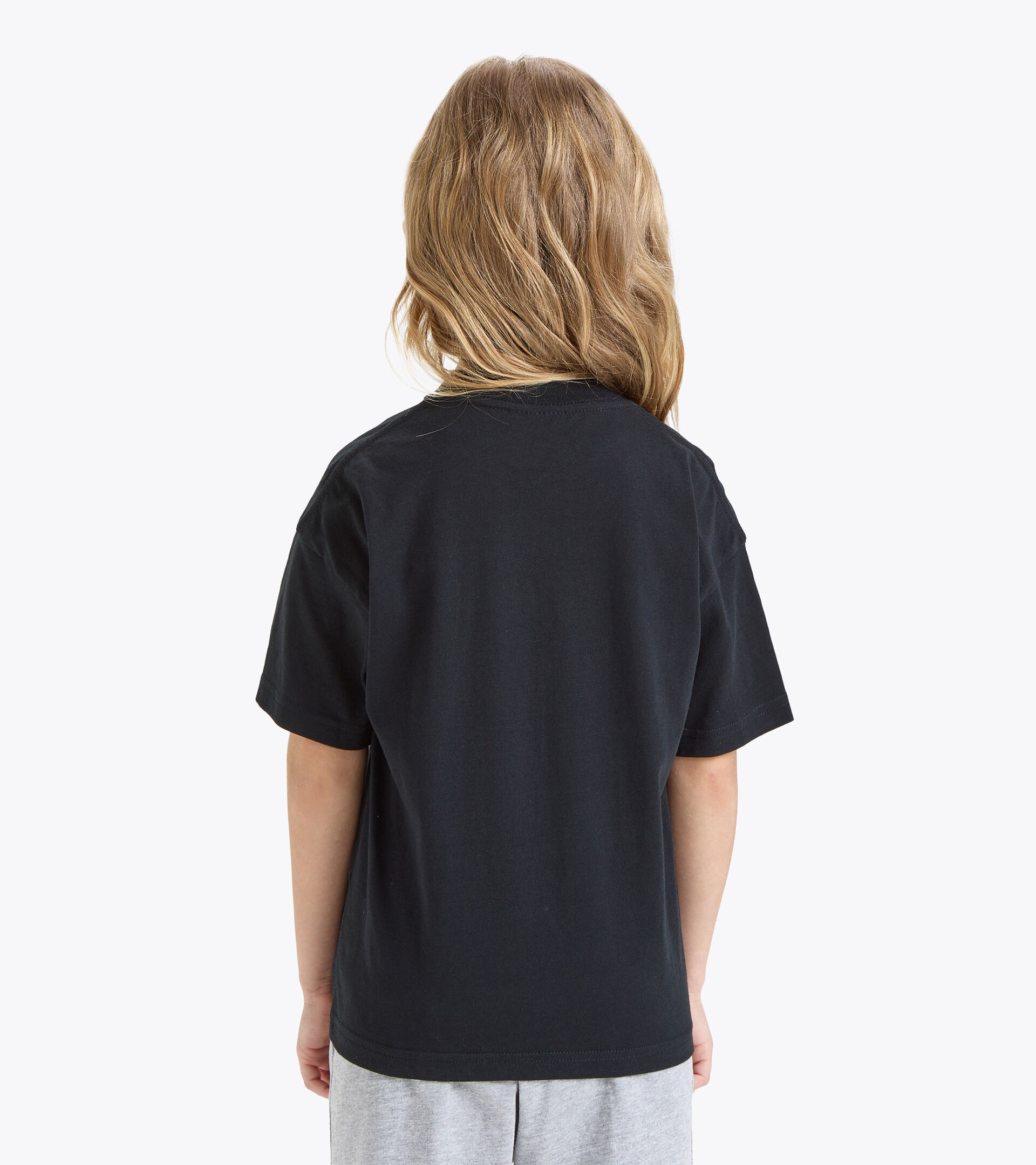 Camiseta deportiva - Niños y Niñas
 JU.T-SHIRT SS BL NEGRO - Diadora