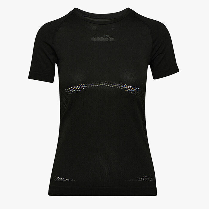 L. SS SKIN FRIENDLY T-SHIRT, NEGRO, large