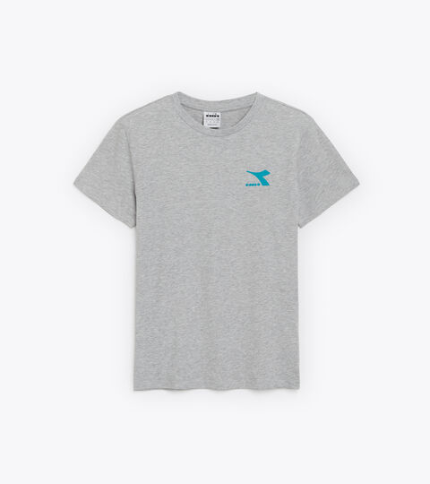 Sports T-shirt - Men’s T-SHIRT SS CORE LIGHT MIDDLE GRAY MELANGE - Diadora