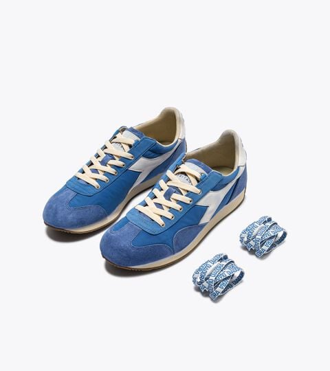 Suede leather Heritage Sneaker - All-gender EQUIPE VELA SW BLUE REFLEX - Diadora