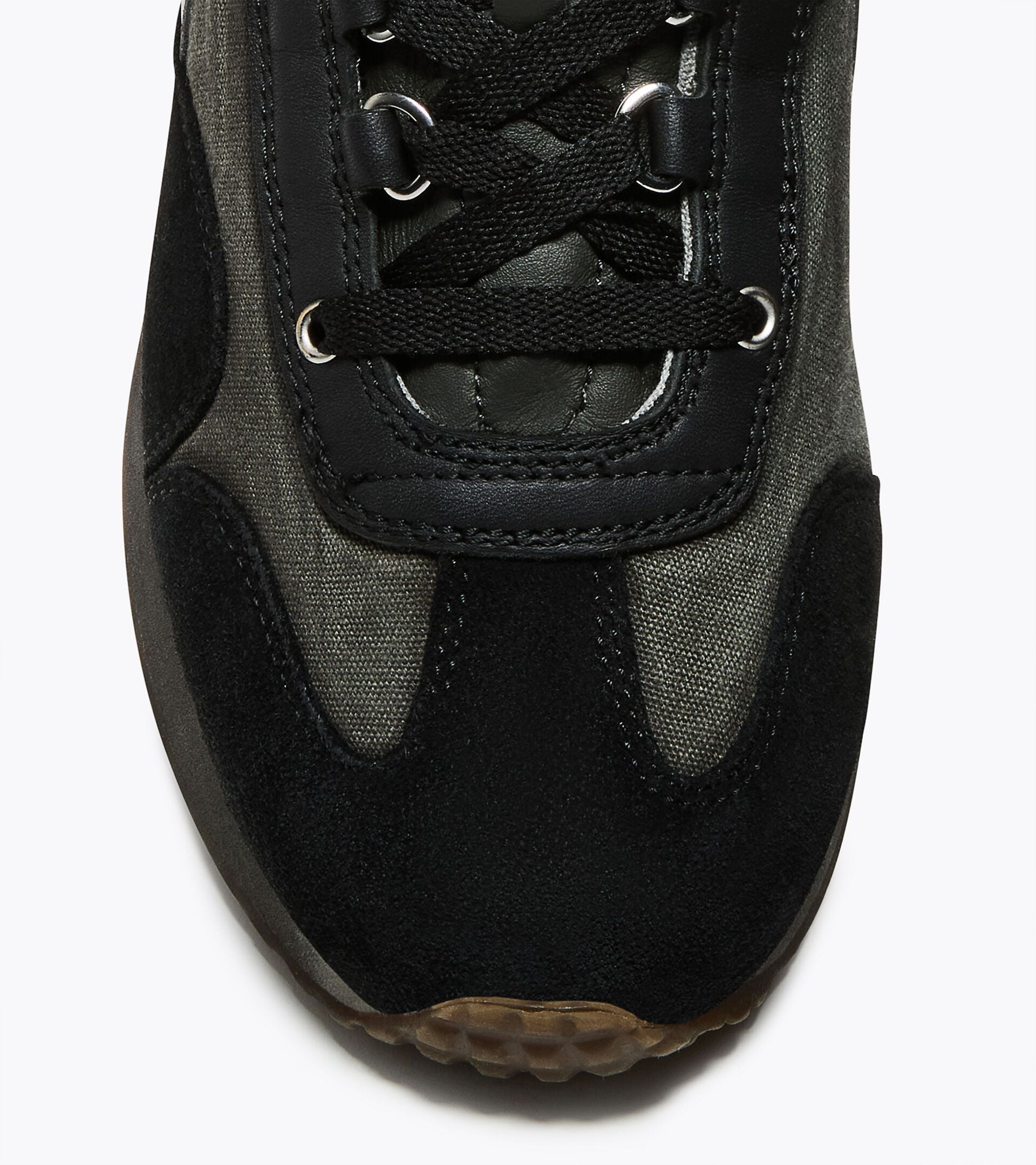 Low-profile Heritage sneaker - All-gender EQUIPE DIRTY SW EVO ANTHRACITE BLACK - Diadora