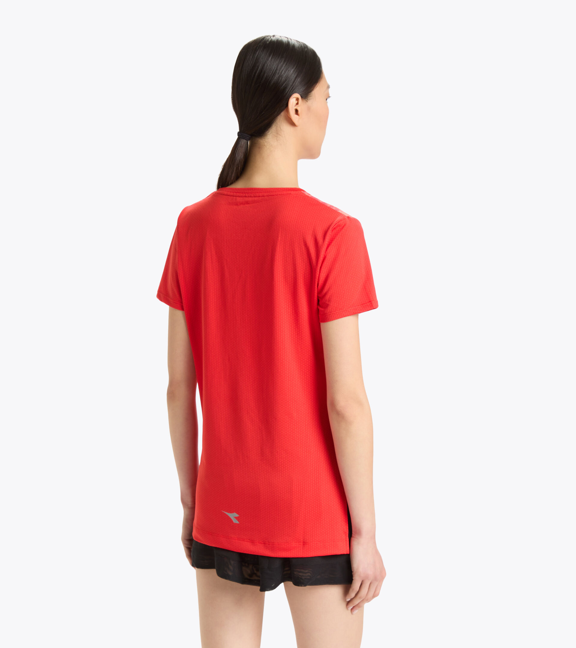 Super-light running T-shirt - Women L. SUPER LIGHT SS T-SHIRT BE ONE FLOWERED GARDEN - Diadora