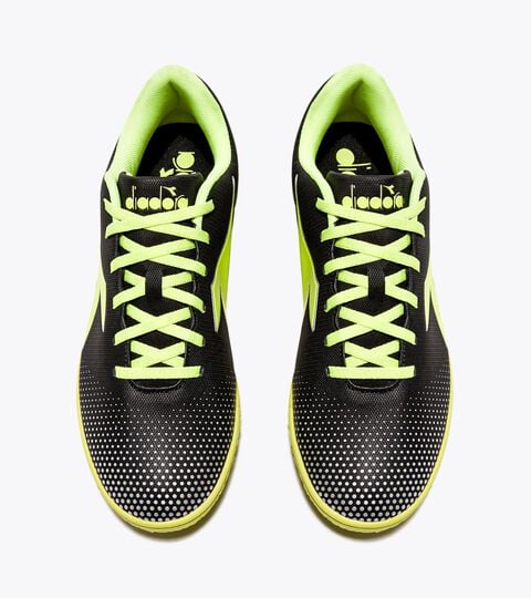 PICHICHI 7 TFR, BLACK/YELLOW FL DD/SILVER DD Calcio boots for synthetic ground - Men's PICHICHI 7 TFR BLACK/YELLOW FL DD/SILVER DD - Diadora