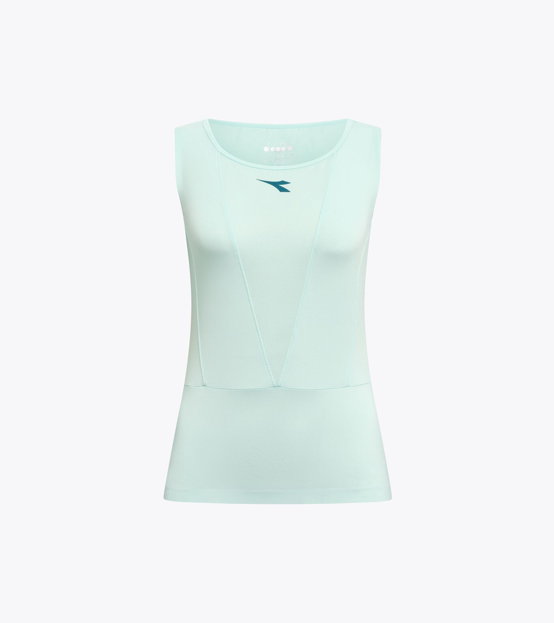 Haut technique avec technologie FIBRAZERO - Comp&eacute;tition - Femme L. TANK MATCH FIBRAZERO BAIE - Diadora