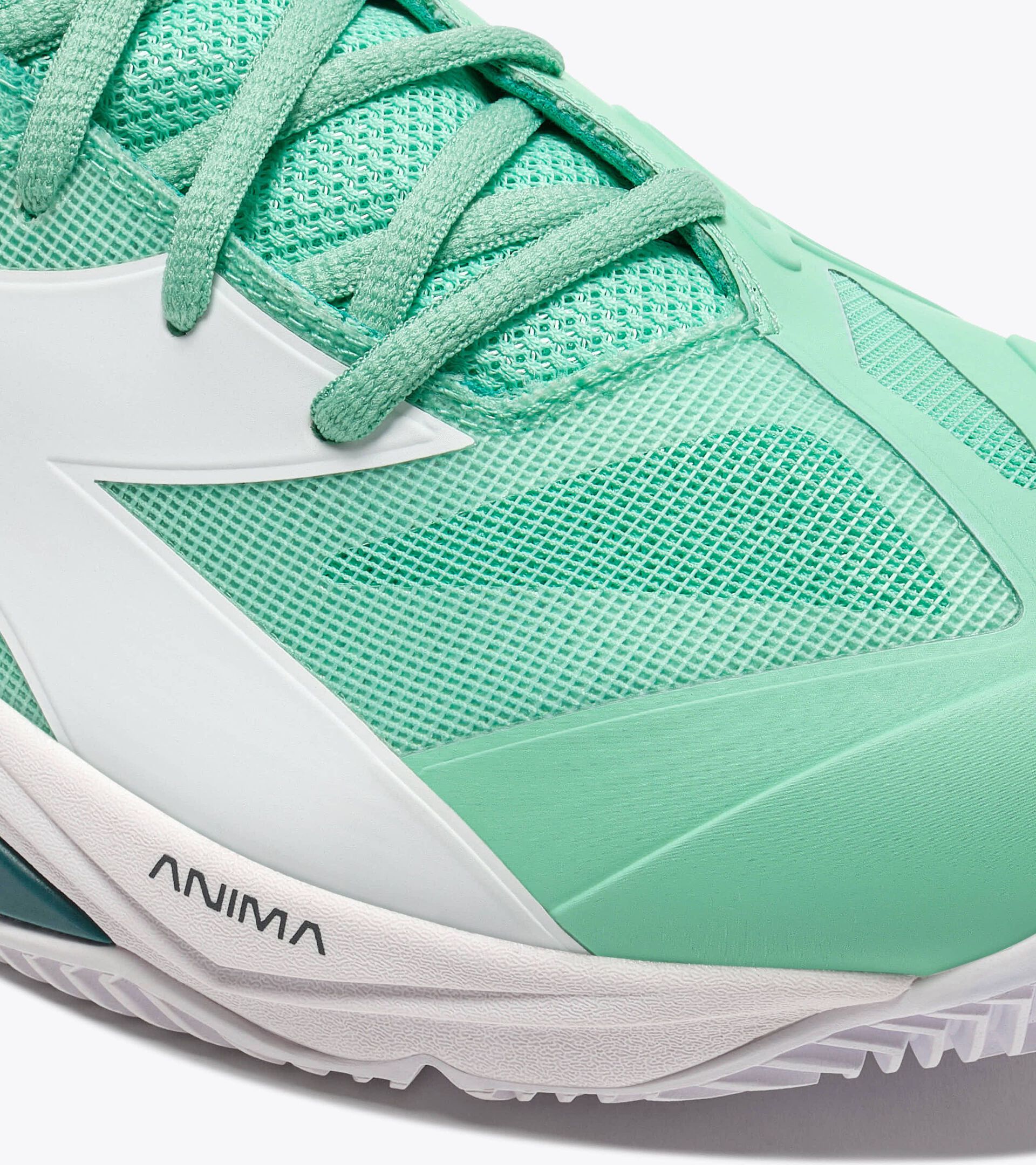 Tennis shoe for clay courts - Stability & control - Women&rsquo;s
 B.ICON 3 CLAY CABBAGE/WHITE - Diadora