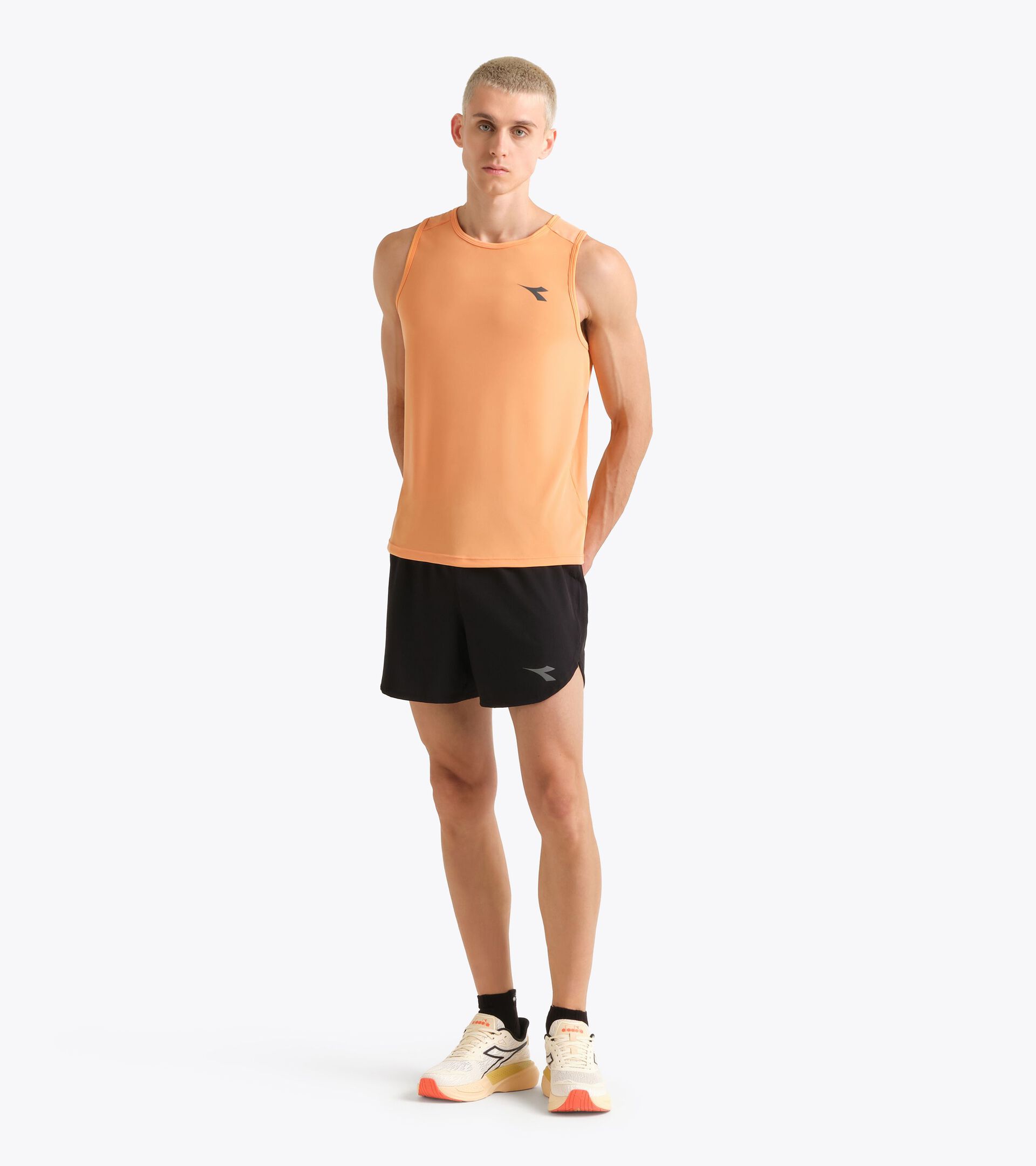 5&rsquo;&rsquo; Running Shorts - Men&rsquo;s
 SHORTS 5 BLACK - Diadora