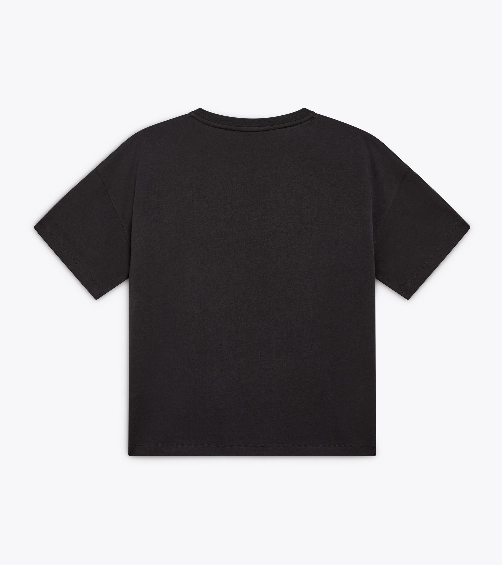 Camiseta de algodón - Corte cómodo - Mujer L. T-SHIRT SS II ESS. SPORTS NEGRO - Diadora