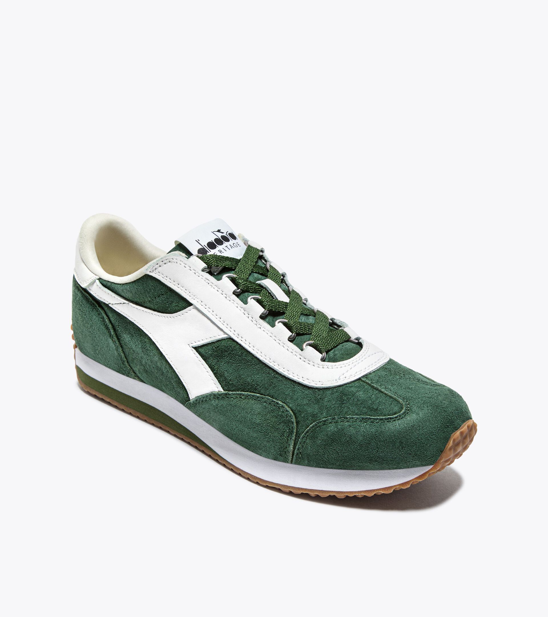Sneaker Heritage in pelle profilo basso - Per ogni genere EQUIPE '75 SW VERDE BOTANICO - Diadora