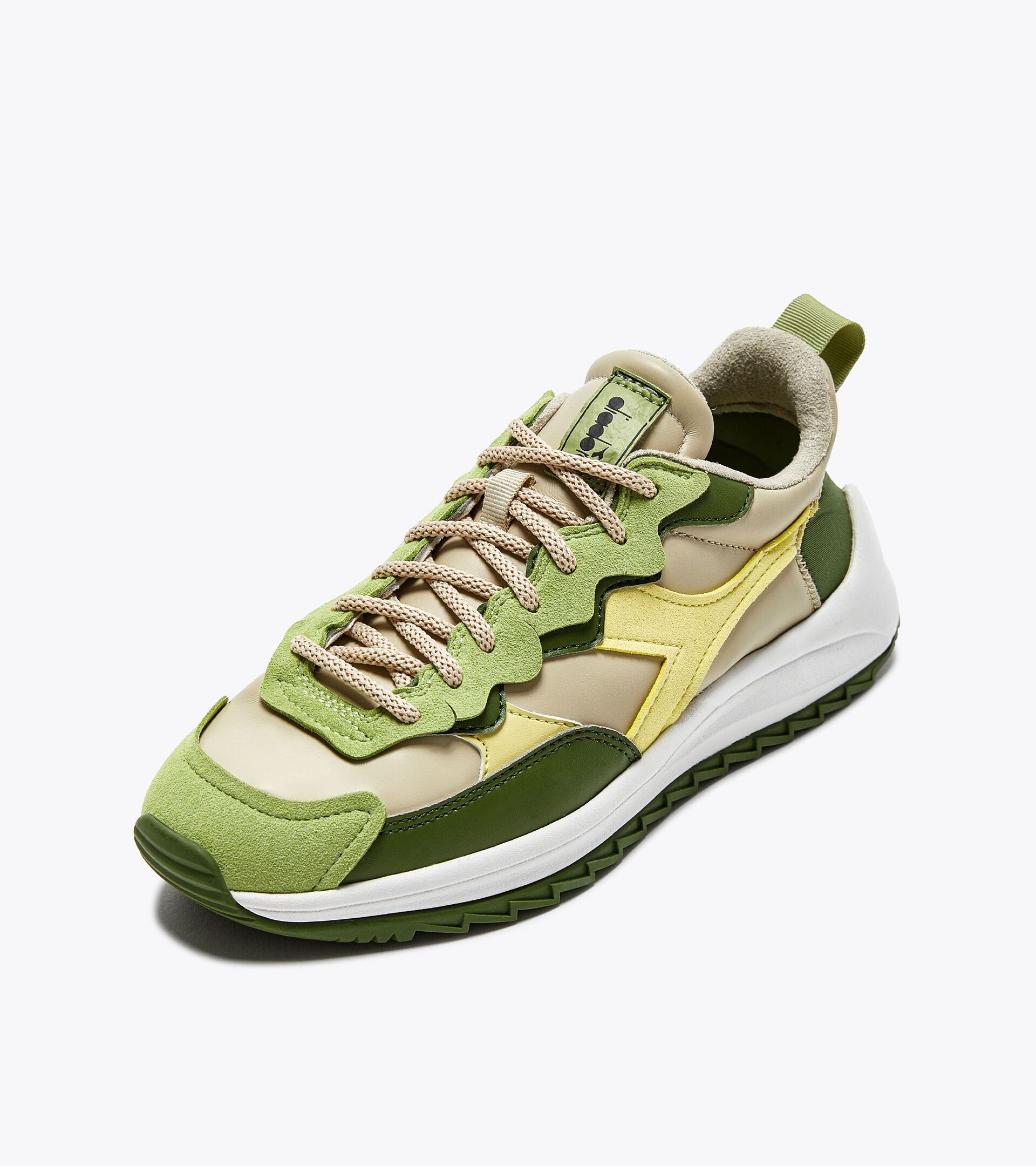 Sporty sneakers - Women JOLLY POP BROWN RICE/DILL - Diadora