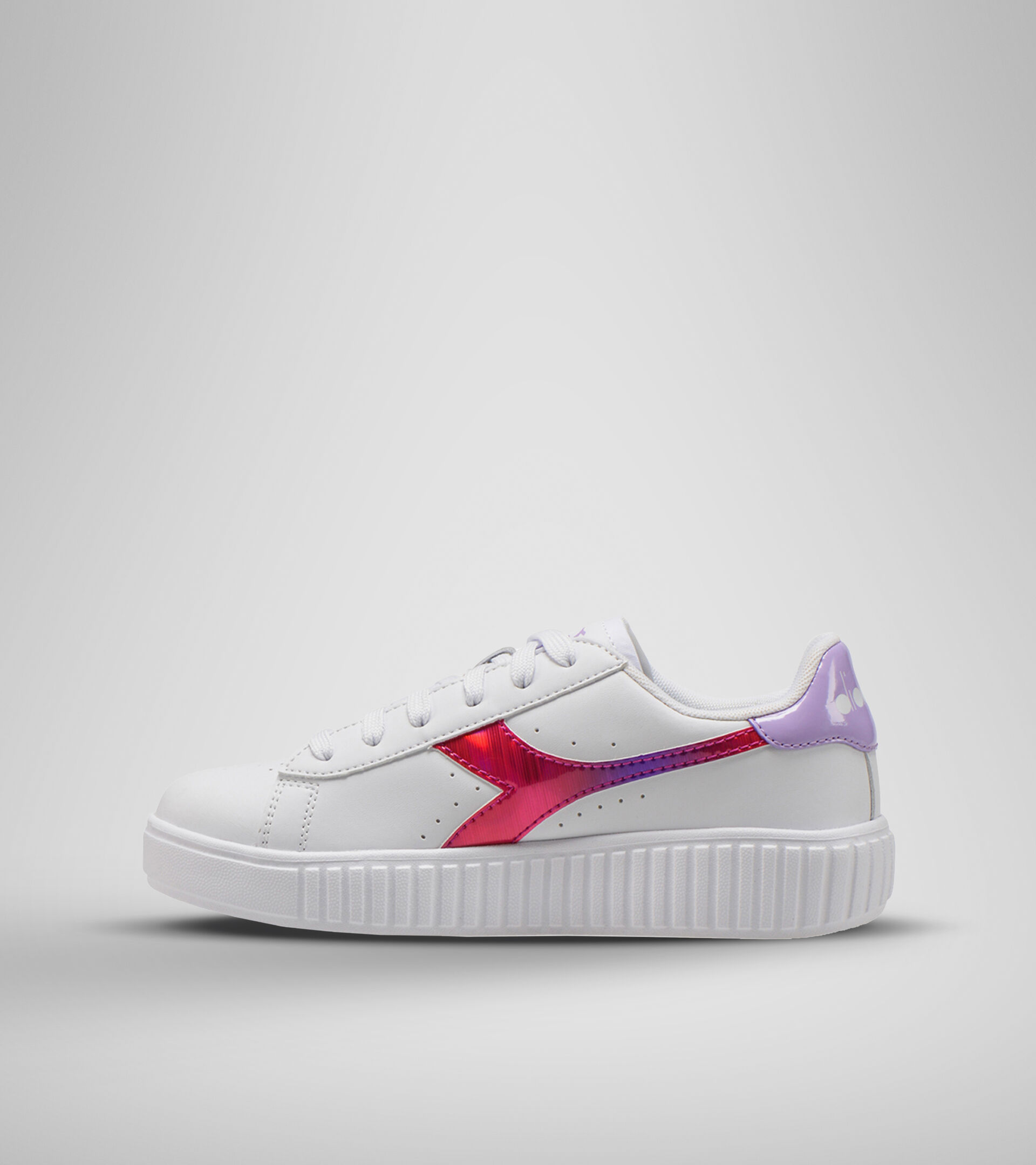 Chaussures de sport - Jeunes 8-16 ans GAME STEP RAINBOW GS BLANC/VIOLET LILAS - Diadora