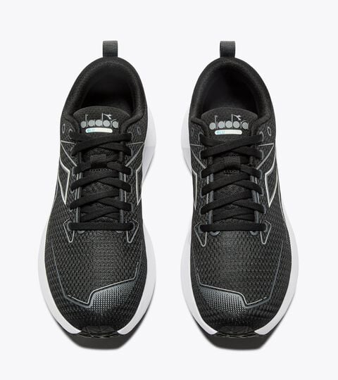 MYTHOS BLUSHIELD VIGORE 4, BLACK/STEEL GRAY Running shoe - Stability and protection - Men’s MYTHOS BLUSHIELD VIGORE 4 BLACK/STEEL GRAY - Diadora