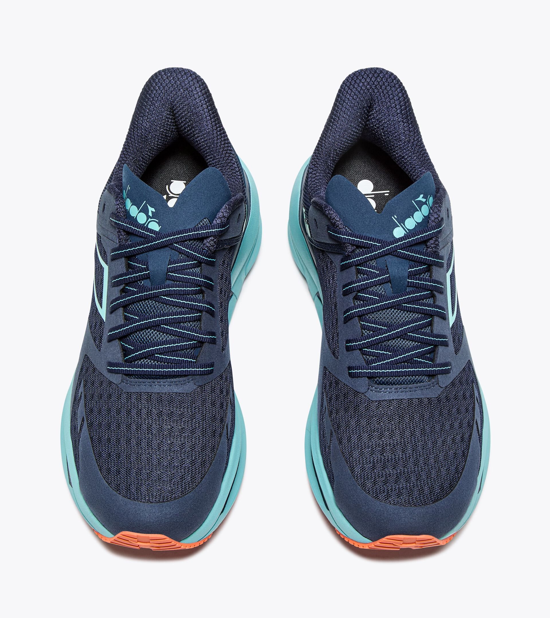 Running shoe - Comfort and stability - Men's CELLULA BLUE CORSAIR/AQUA SEA - Diadora