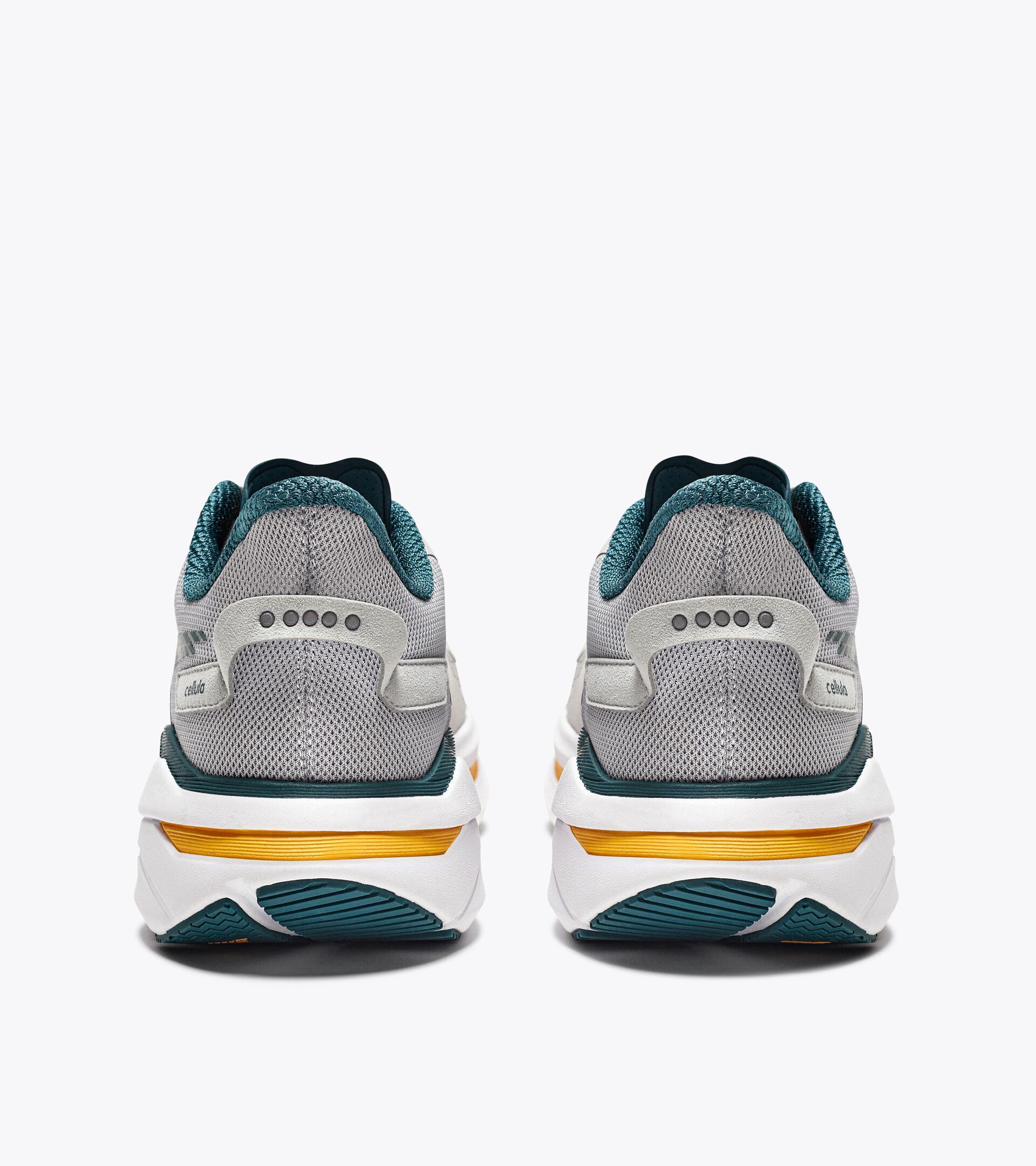 Running shoe - Comfort and stability - Men's CELLULA SILVER/MEDITERRANEA - Diadora