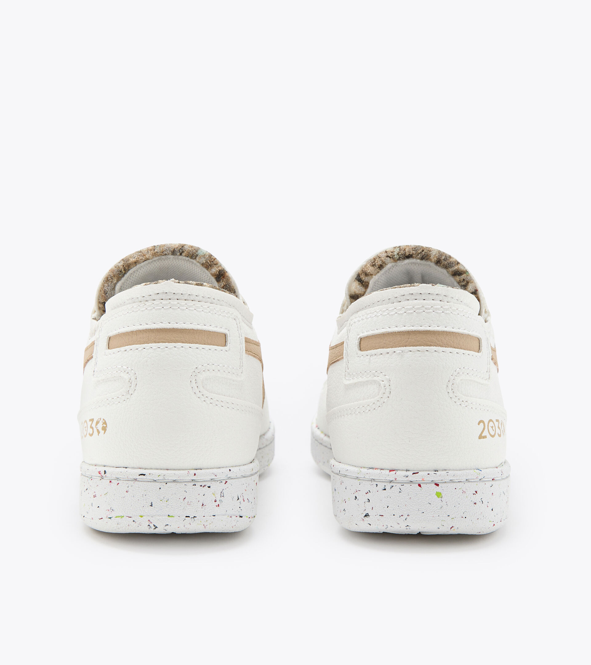Heritage shoe - Unisex MI BASKET ROW CUT 2030 BIANCO/WARM SAND - Diadora