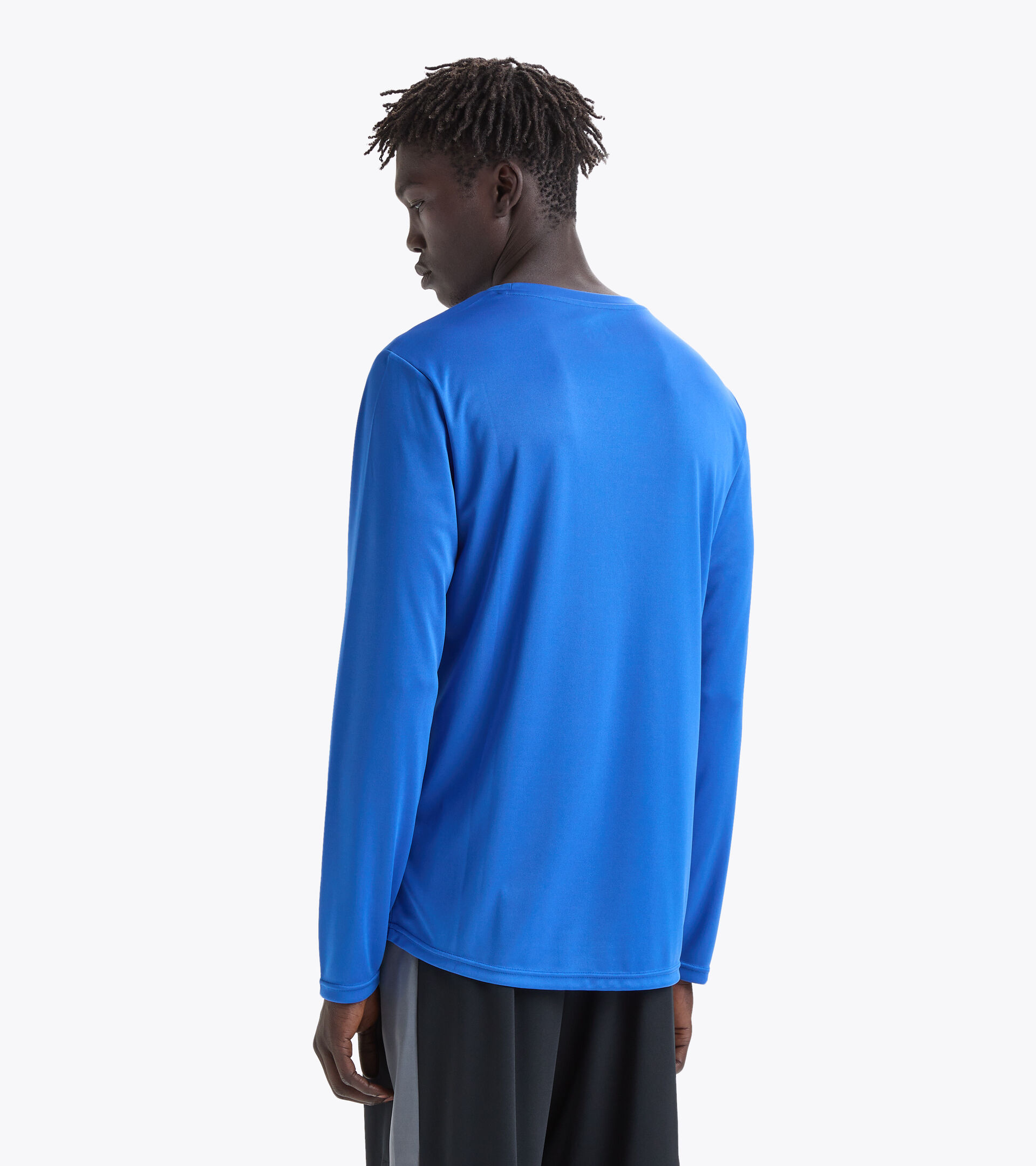 T-shirt de running - Homme LS CORE TEE TURC MER BLEU - Diadora