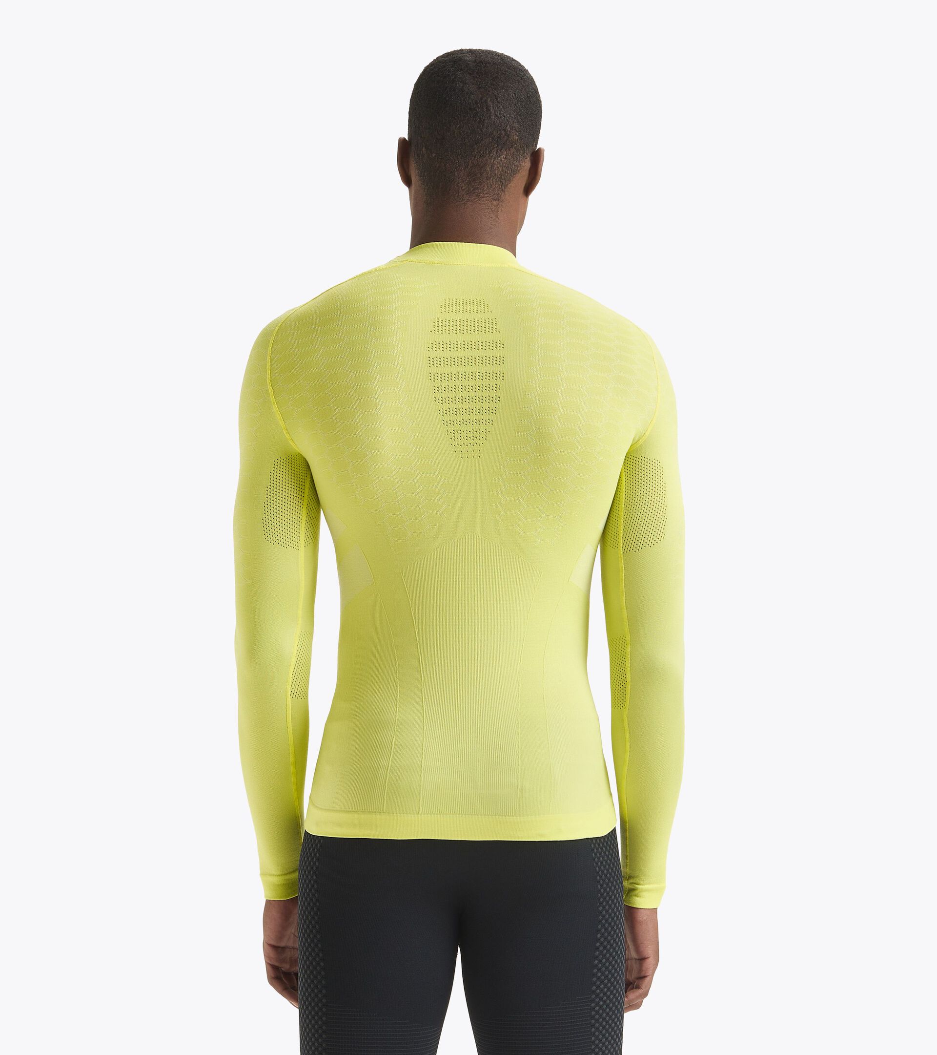 Camiseta de entrenamiento - Hombre LS TURTLE NECK ACT EVENING PRIMROSE - Diadora