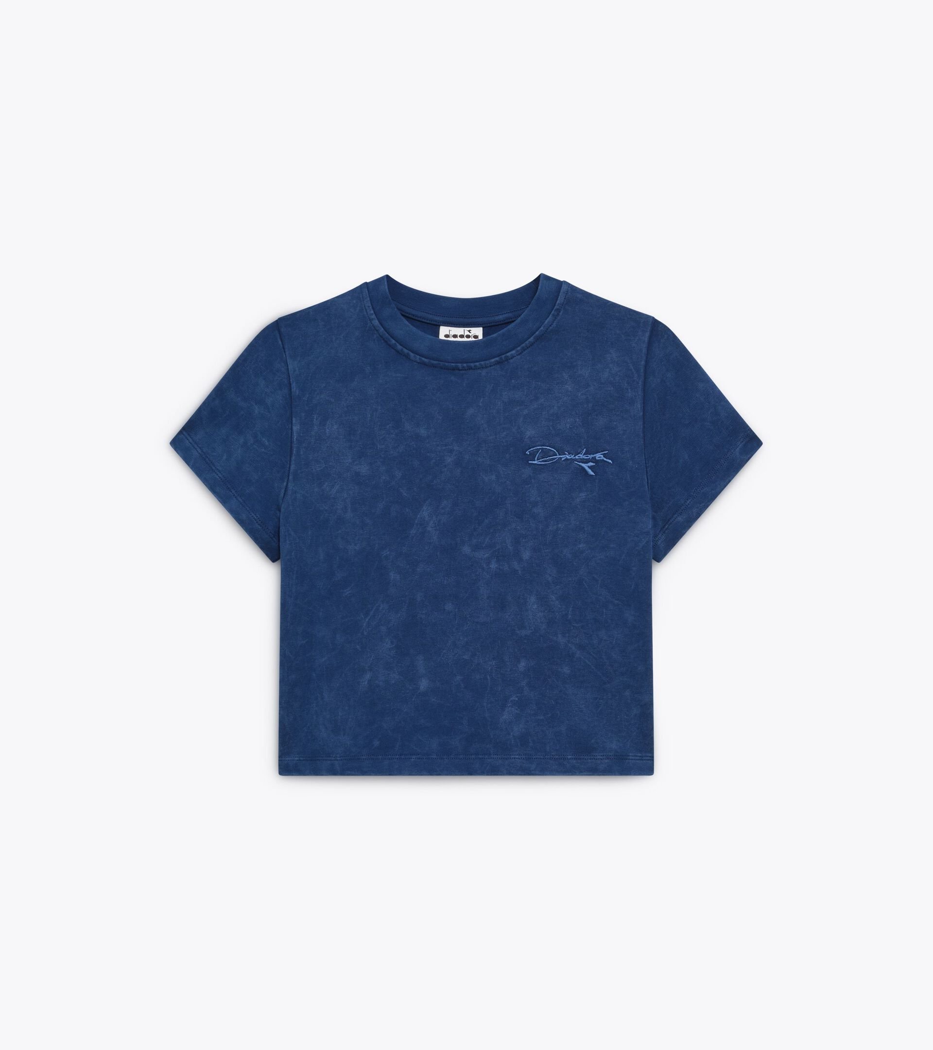 Retro-inspired Cotton T-shirt - Slim Fit - Women&rsquo;s
 L. T-SHIRT SS AVENUE LAB II NAVY PEONY - Diadora