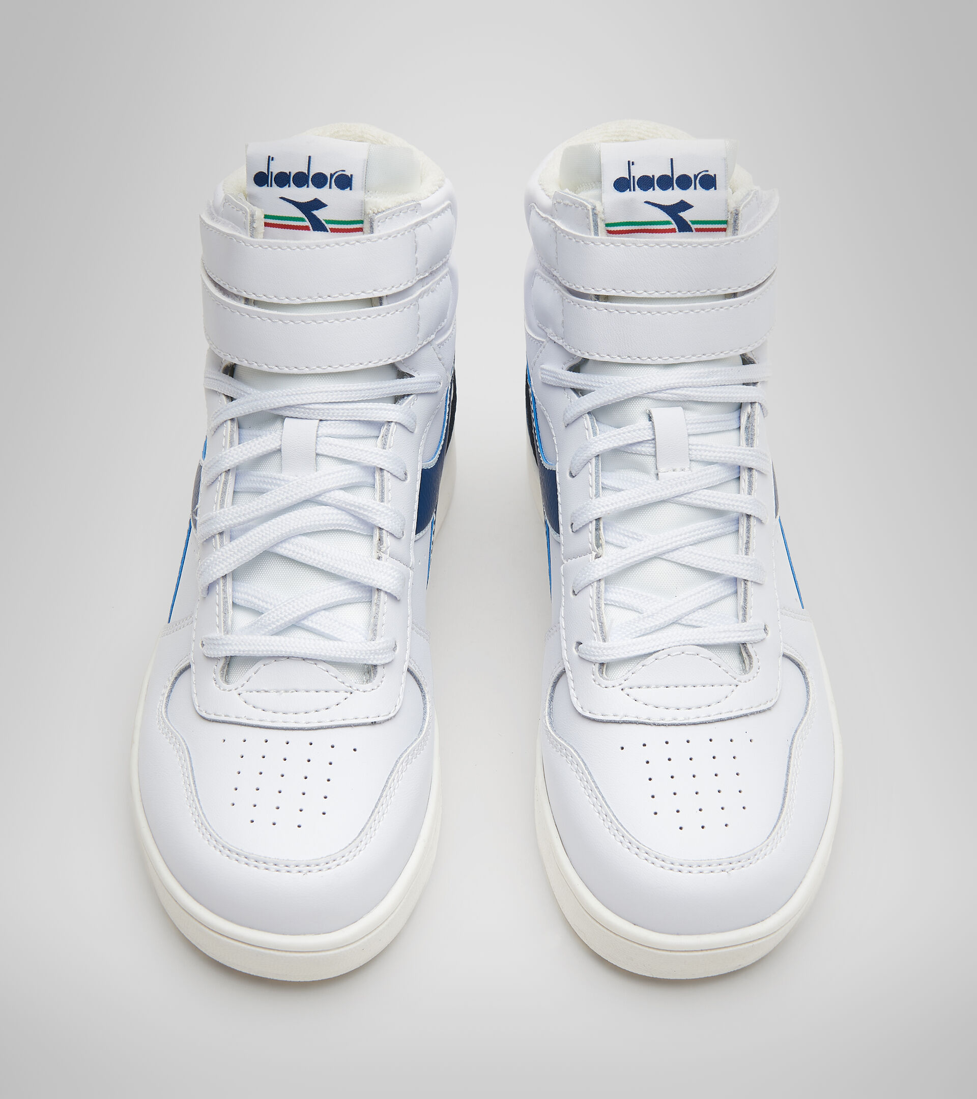 Sports shoes - Youth 8-16 years MAGIC BASKET MID GS WHITE/POSEIDON - Diadora