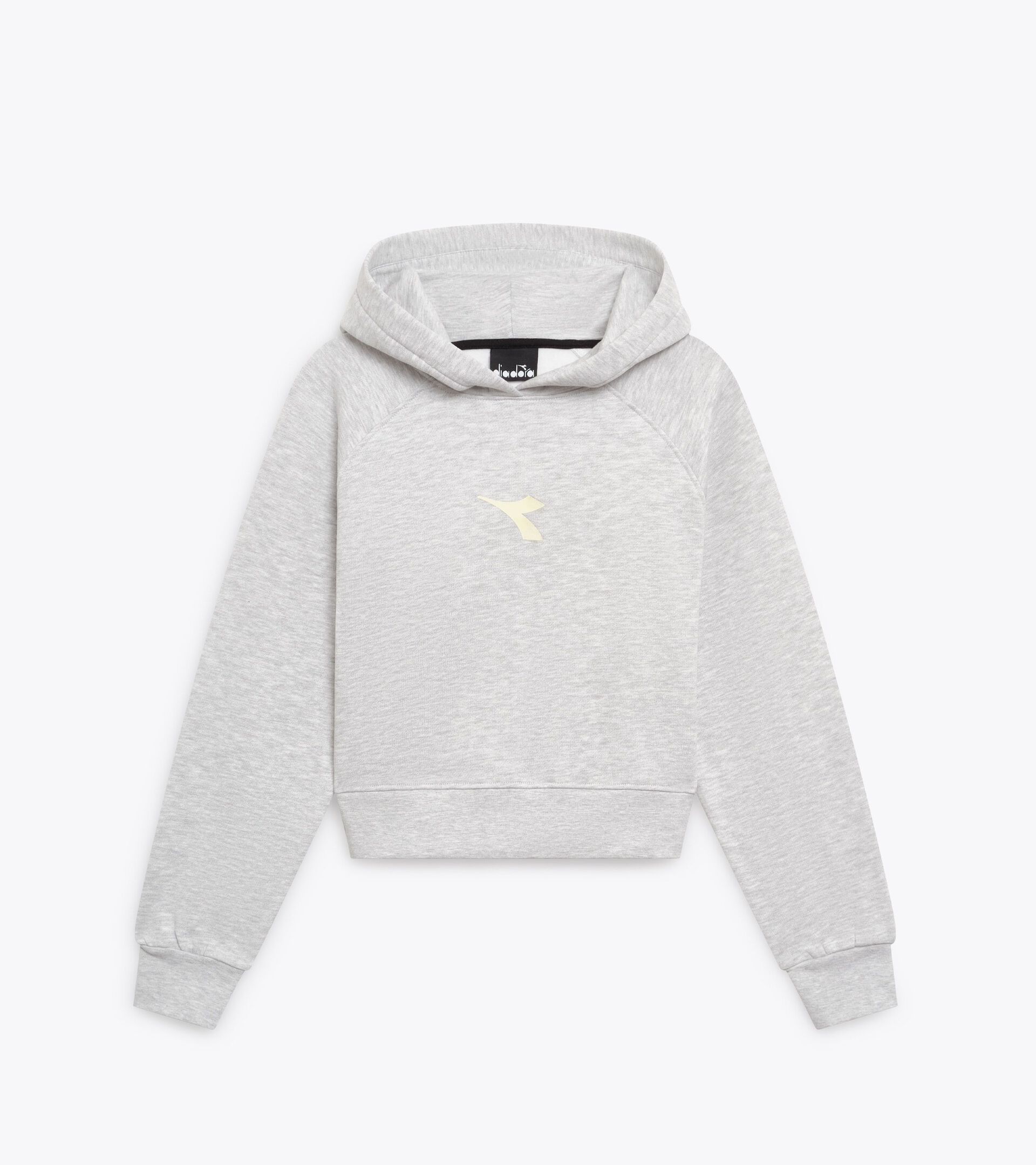 Sweat-shirt &agrave; capuche - Ado fille JG. HOODIE RHINESTONE GRIS MOYENNE CLAIR MELANGE - Diadora