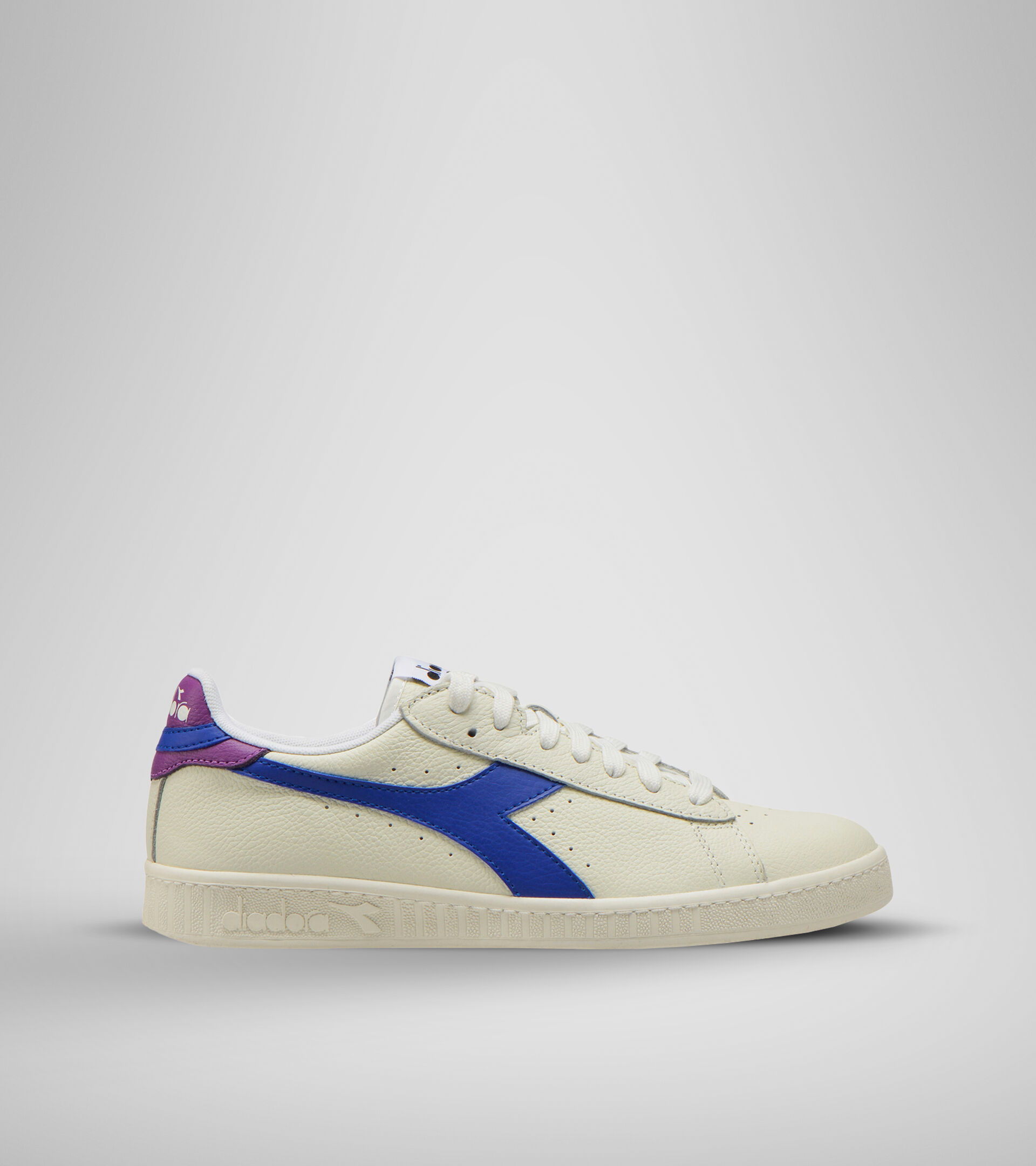 Trainer - Unisex GAME L LOW WHT/SURF THE WEB/BRIGHT VIOLET - Diadora