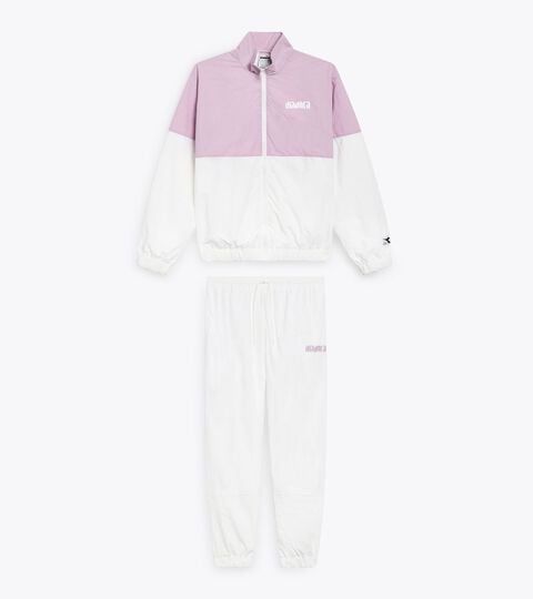 Polyamide tracksuit - All-gender TRACKSUIT ATHL. LOGO II WING VIOLET - Diadora