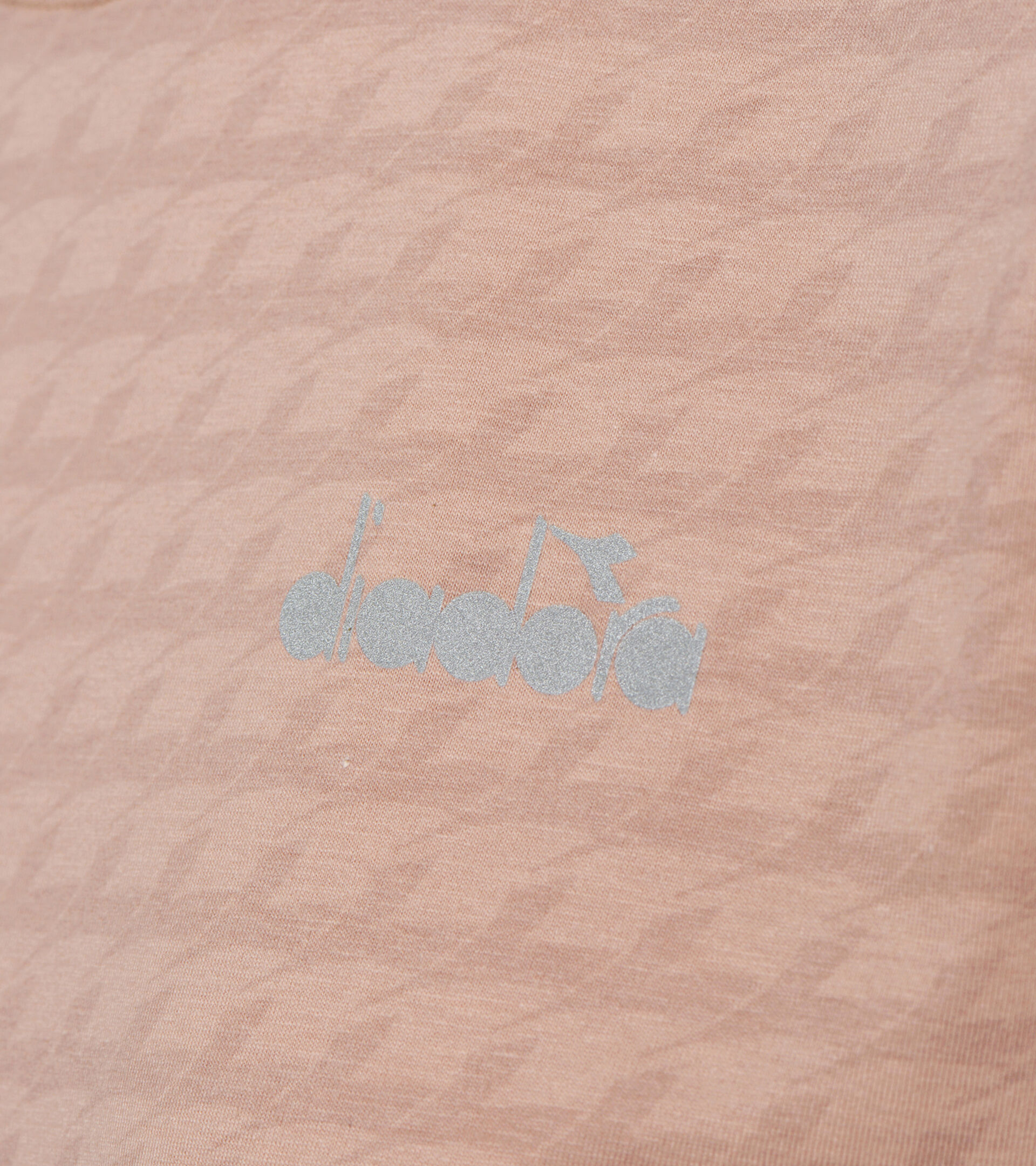 Sports T-shirt - Women L. SS T-SHIRT PLUS BE ONE ALL OVER MAHOGANY ROSE - Diadora