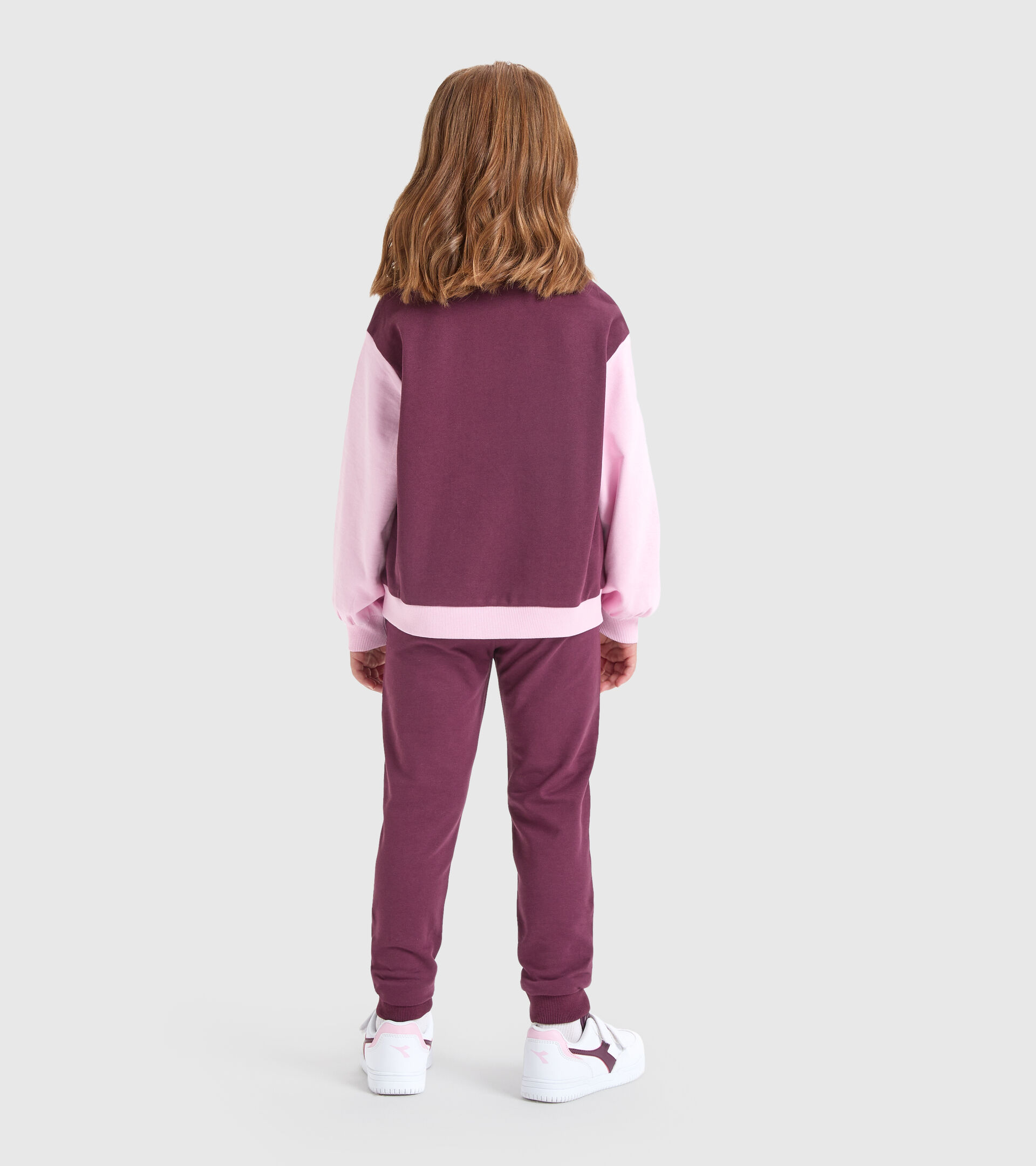 Sweat-shirt de sport - Fille JG.TRACKSUIT GLEE VIOLETS ECRASE - Diadora