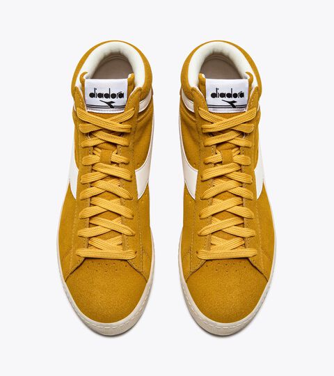 GAME L HIGH SUEDE WAXED, YELLOW OCHRE Sporty sneakers - All-Gender GAME L HIGH SUEDE WAXED YELLOW OCHRE - Diadora