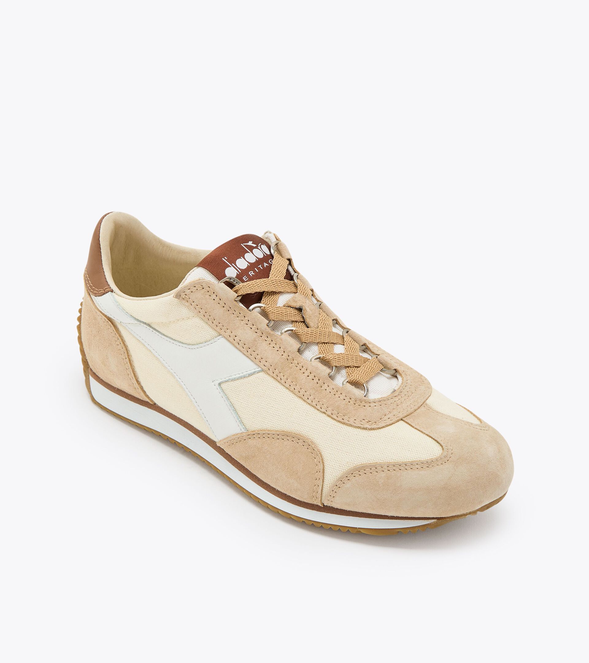 Heritage shoe - Gender neutral EQUIPE H CANVAS STONE WASH CLOUD CREAM - Diadora