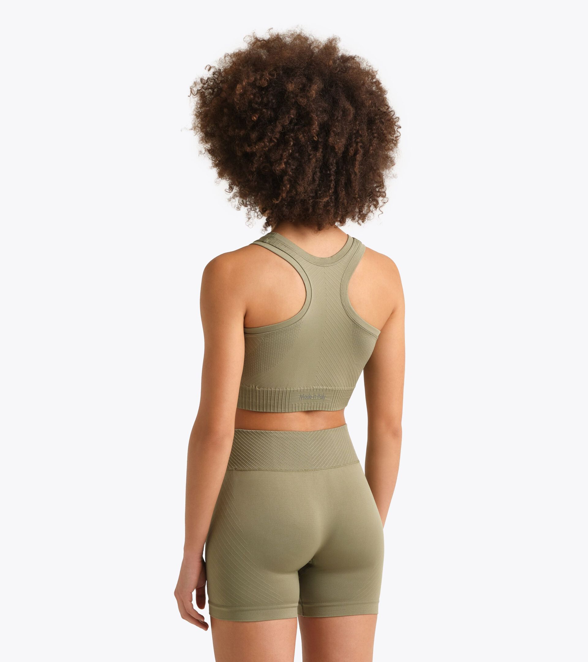 Technical top for temperature control -  Running - Men&rsquo;s L. TOP STRATOUNO SAGE GREEN - Diadora