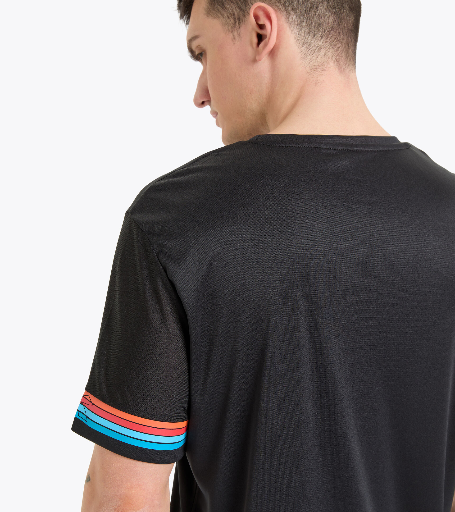 Lauf-T-Shirt mit kurzem Arm - Herren SS CORE TEE SCHWARZ - Diadora
