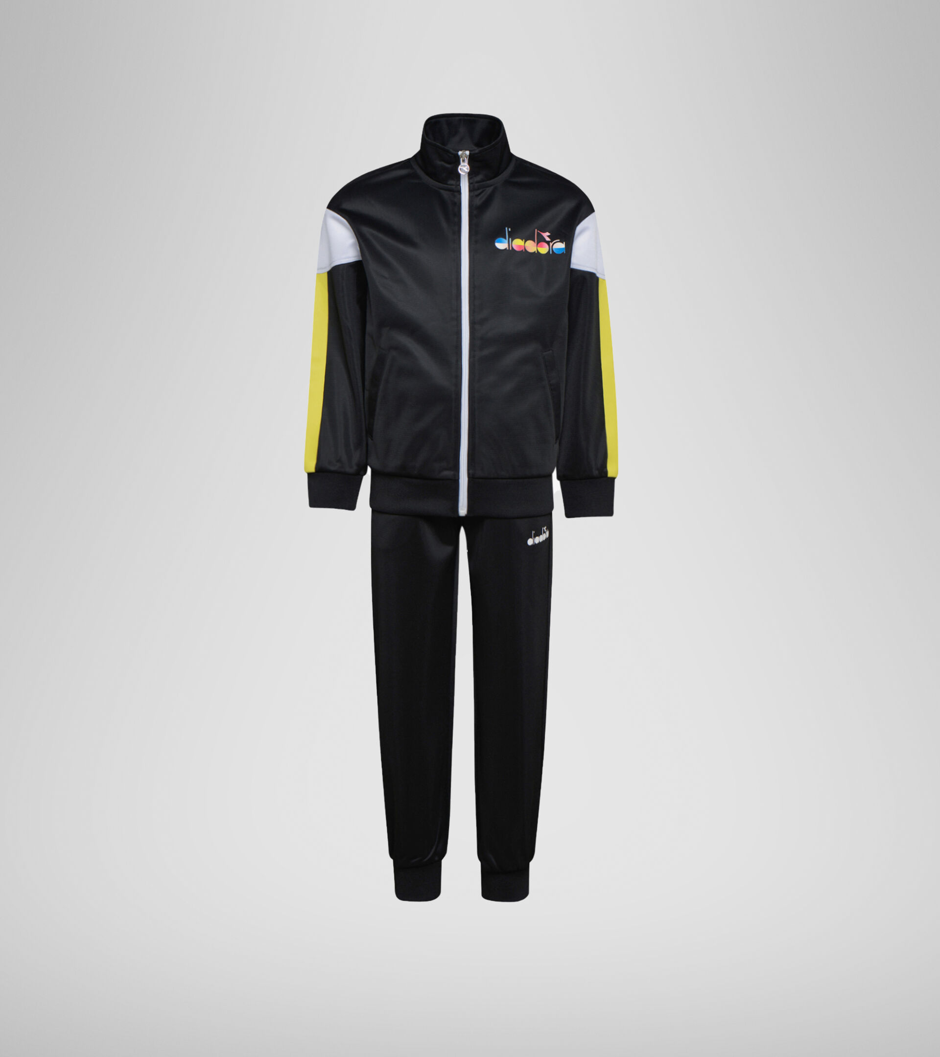 Apparel Sport BAMBINO JB. TRACKSUIT FZ DIADORA CLUB NERO Diadora
