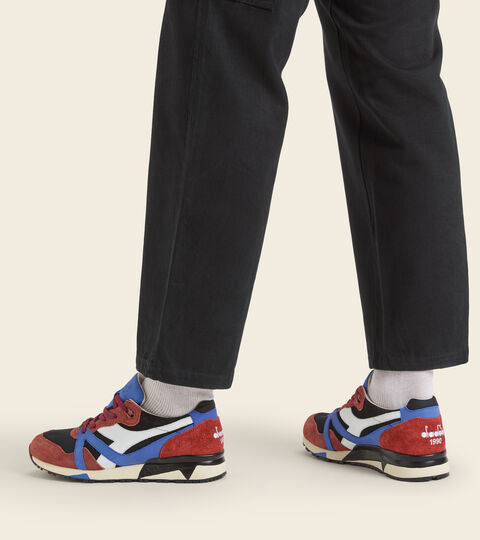 N9000 ITALIA, BLACK Made in Italy Heritage shoe - Unisex N9000 ITALIA BLACK - Diadora