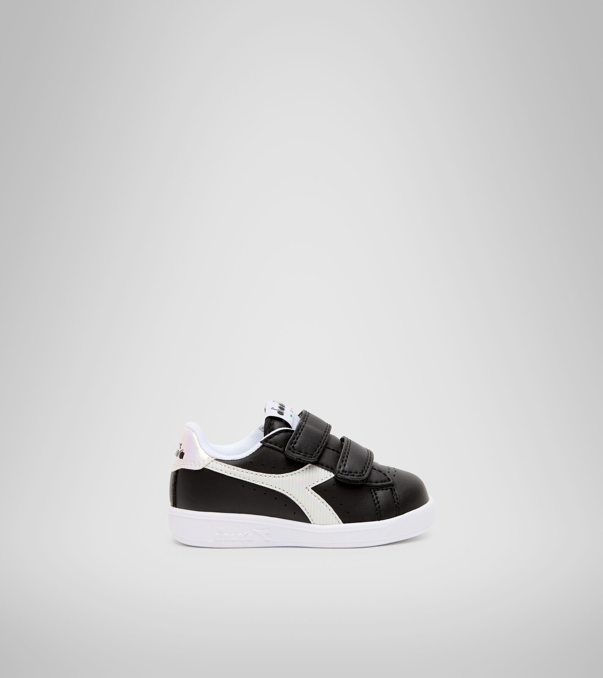 Sports shoes - Toddlers 1-4 years GAME P TD GIRL BLACK /WHITE - Diadora
