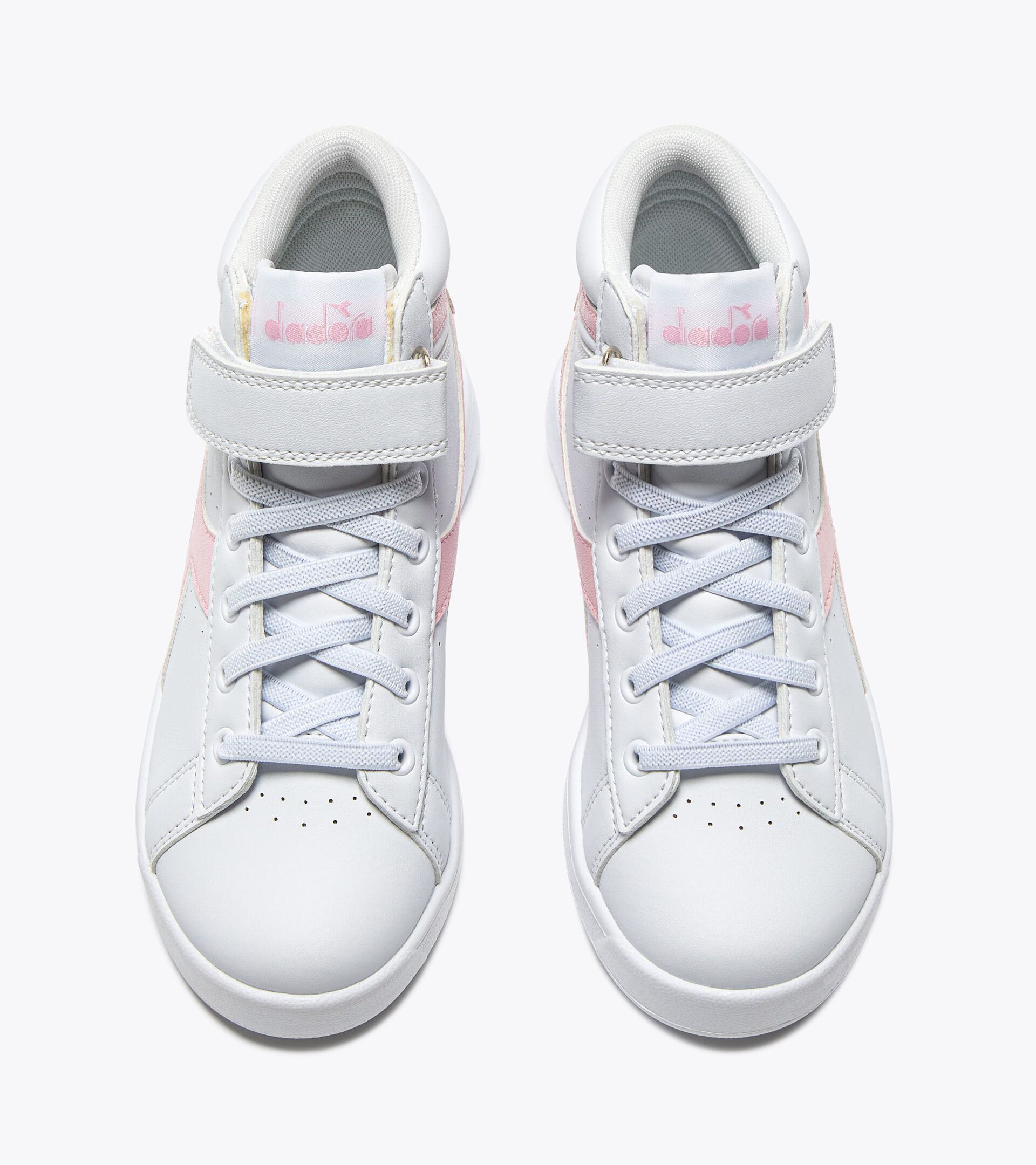 Sports shoes - Kids 4-8 years GAME P HIGH BALLET PS WHITE/PINK LADY - Diadora