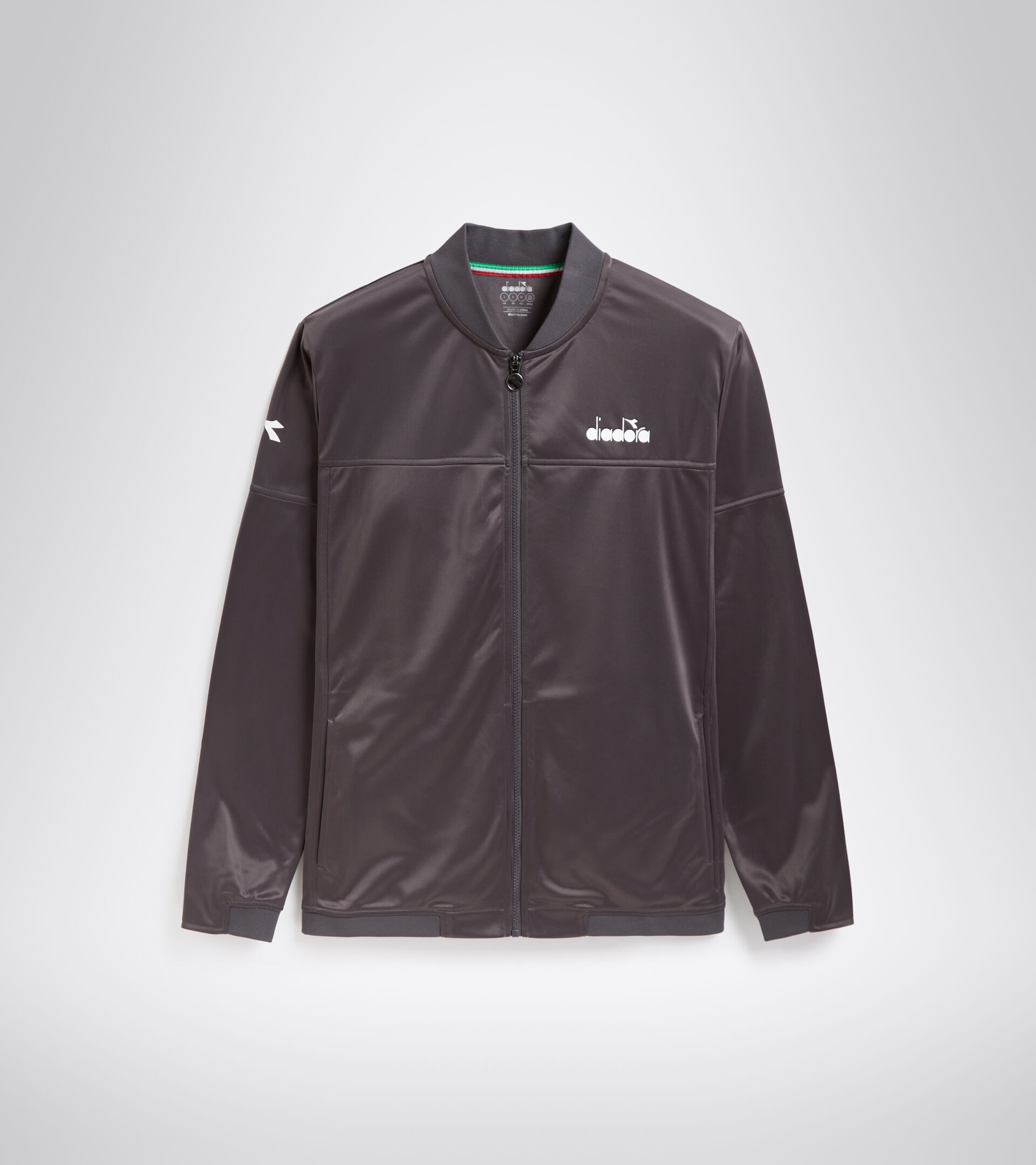 Giacca da tennis - Uomo JACKET COURT DIADORA CLUB NERO FUMO - Diadora