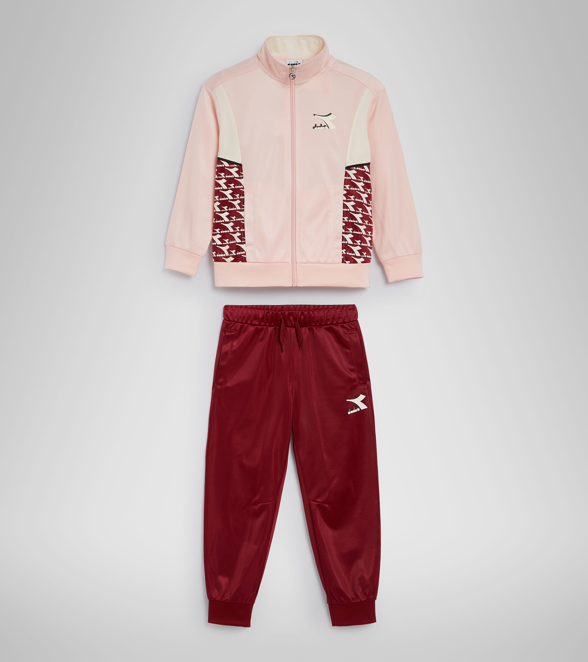 Tracksuit - Kids JU. LIGHT FZ TRACKSUIT CUBIC VEILED PINK - Diadora
