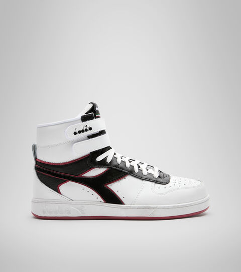 Chaussures de sport - Unisexe MAGIC BASKET MID ICONA LEATHER BIANCO/ROSSO GRANATA - Diadora