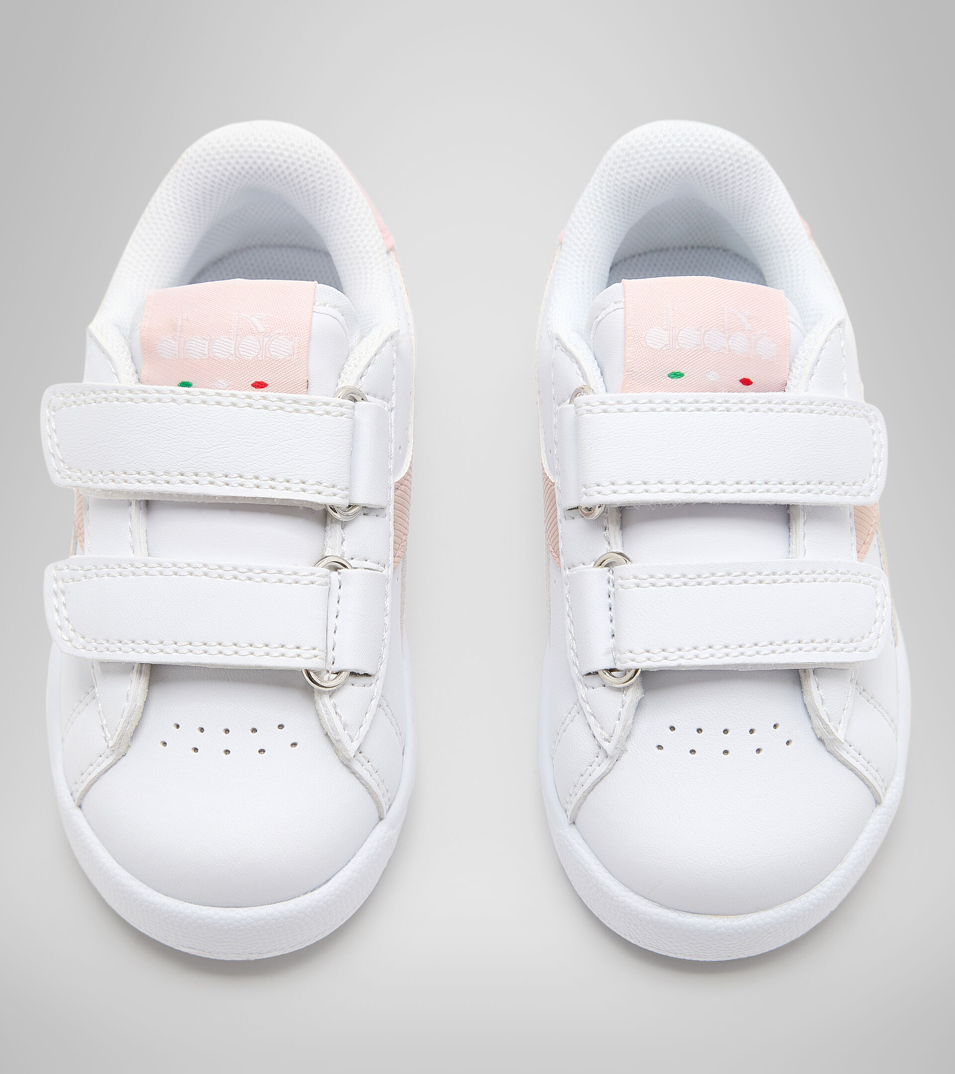 Sports shoes - Toddlers 1-4 years GAME P TD GIRL WHITE/PEACH WHIP - Diadora