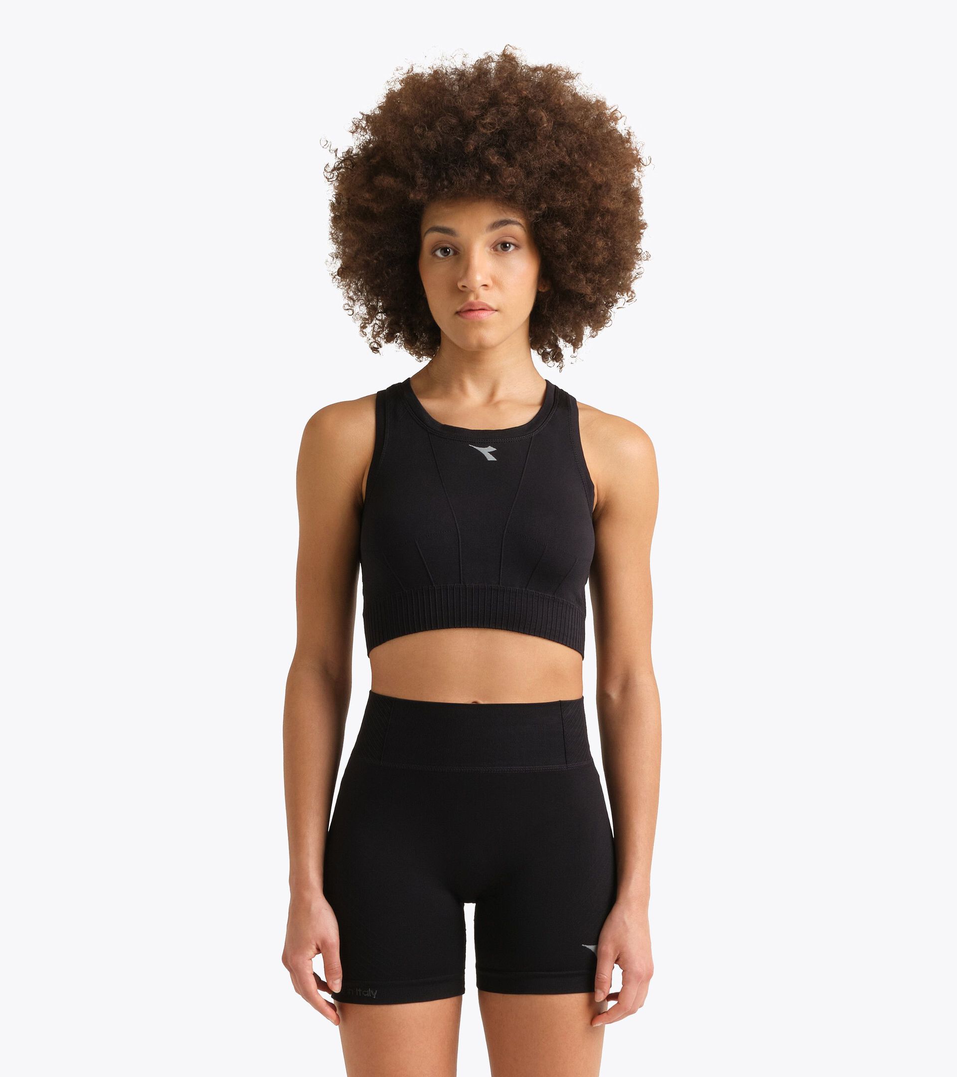 Technical top for temperature control -  Running - Men&rsquo;s L. TOP STRATOUNO BLACK - Diadora