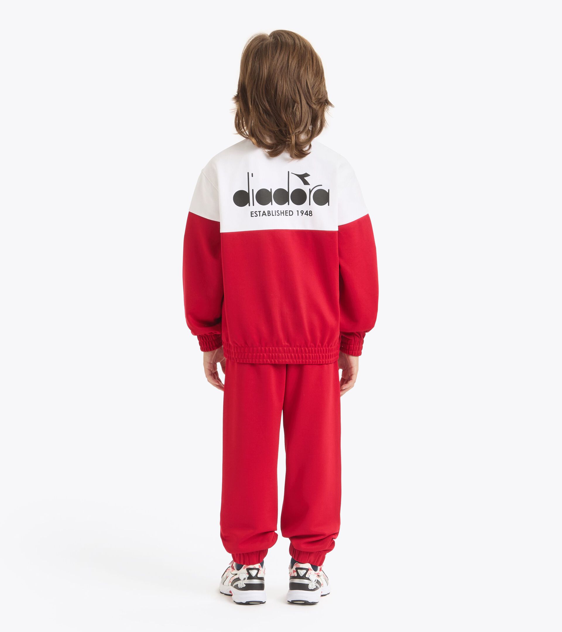 Peanuts sports tracksuit - Kids 
 JU. TRACKSUIT FZ PEANUTS RED SALSA - Diadora