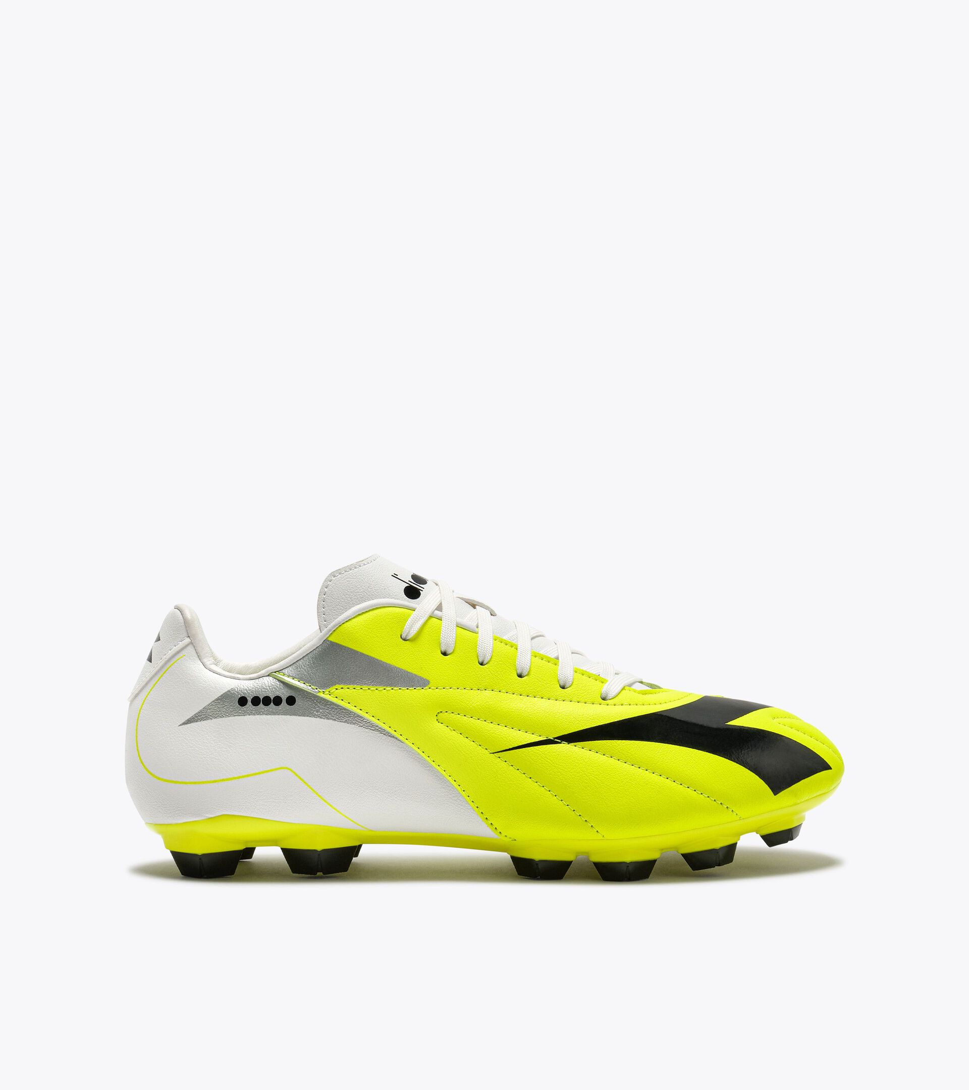 Calcio boots for firm grounds - Men&rsquo;s
 MAXIMUS ICON R LPU FLUO YELLOW DD/BLACK/WHITE - Diadora