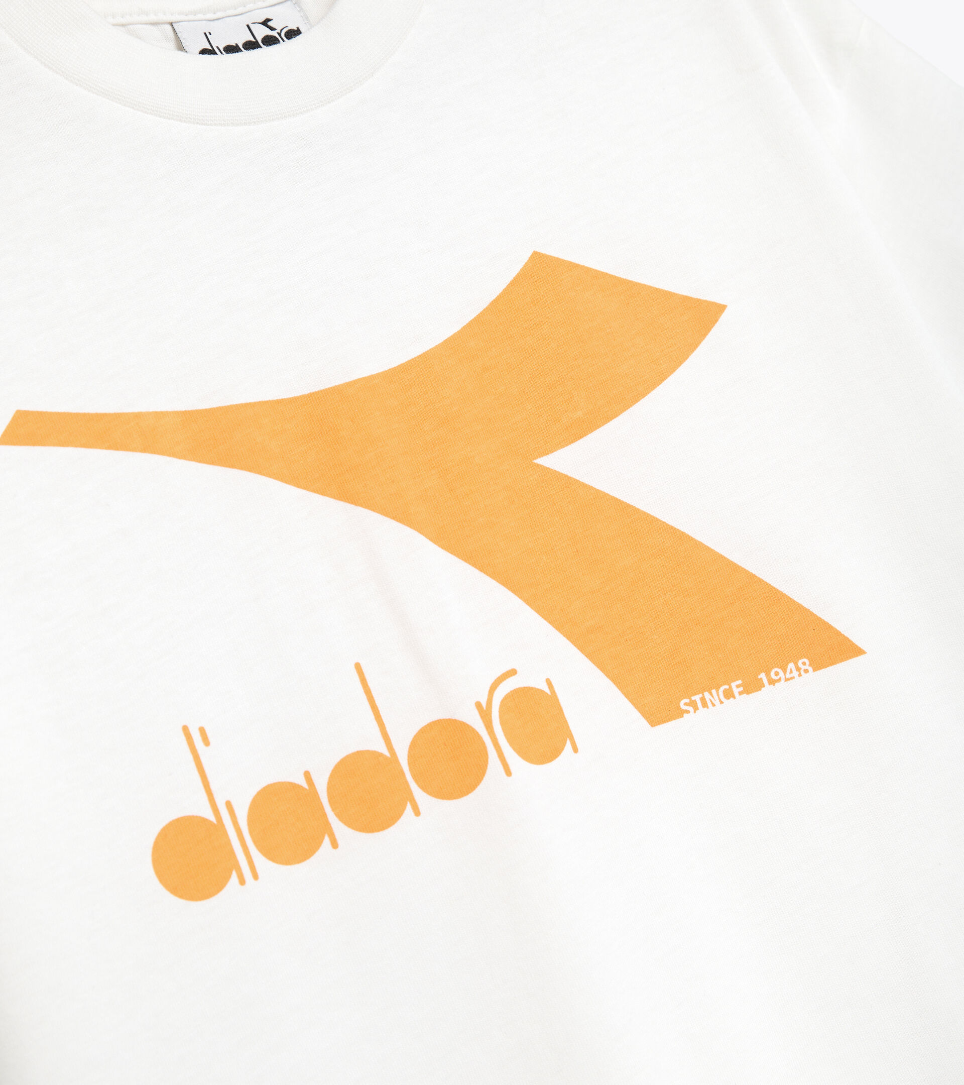 Sports T-shirt - Kids JU.T-SHIRT SS BL OPTICAL WHITE - Diadora