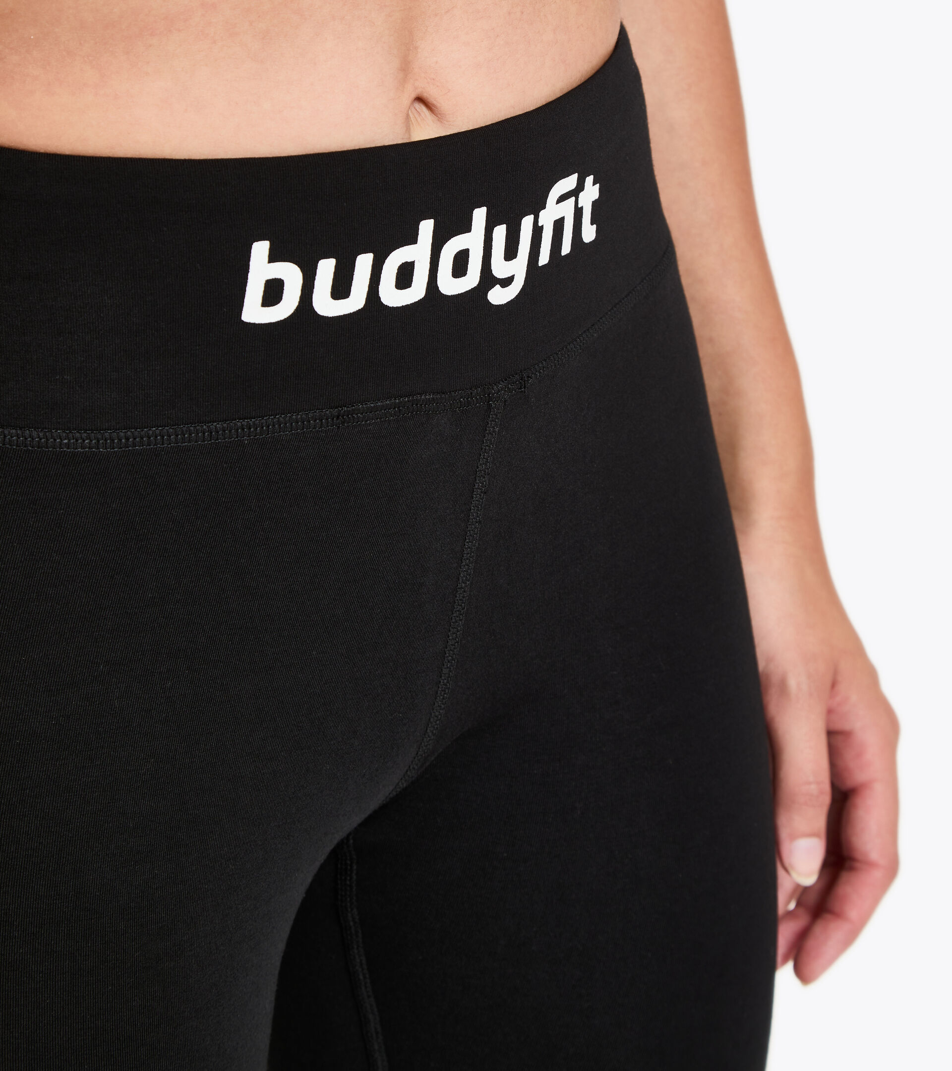 Women's workout leggings L. STC LEGGINGS BUDDYFIT BLACK - Diadora