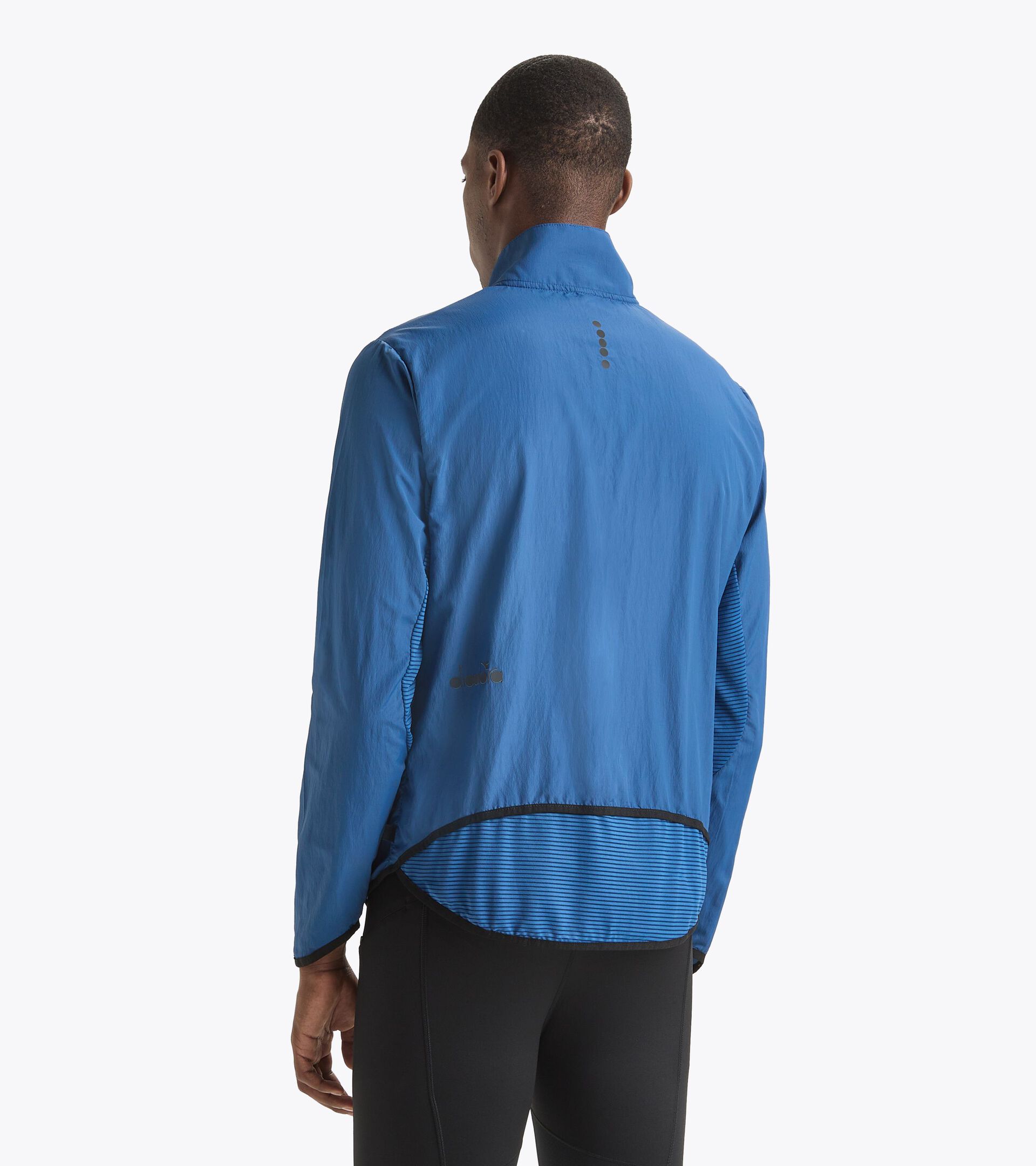 Windproof water-resistant jacket - Men MULTILAYER JACKET DUTCH BLUE/BLACK - Diadora