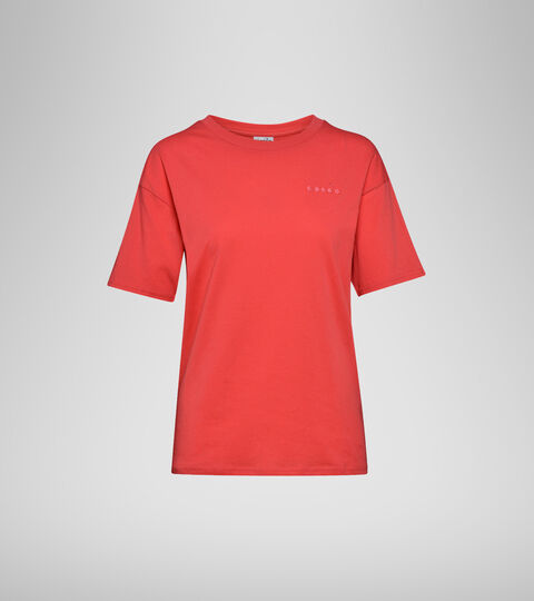 Camiseta - Mujer L.SS T-SHIRT CHROMIA OC ROJO GERANIO - Diadora