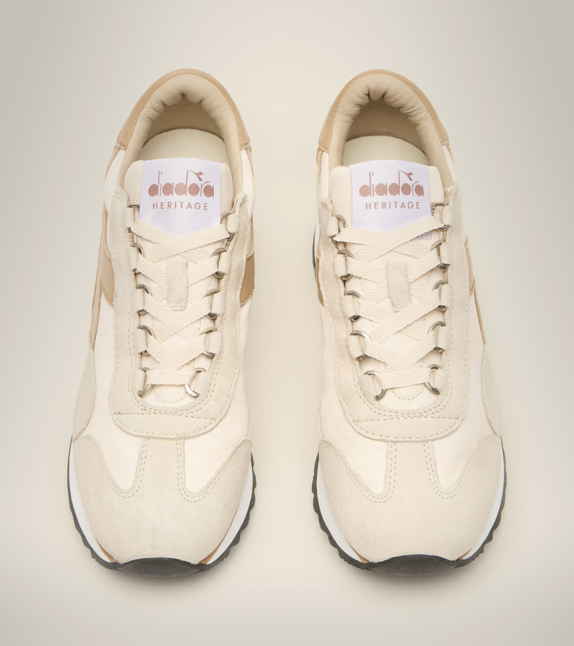 Heritage shoe - Women EQUIPE SUEDE SW EVO WN EGG WHITE - Diadora