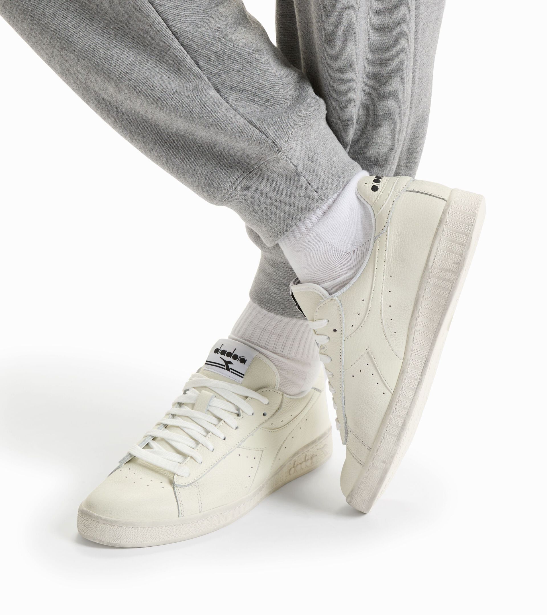 Sneaker sportiva - Per ogni genere GAME L LOW WAXED BIANCO/BIANCO/BIANCO - Diadora