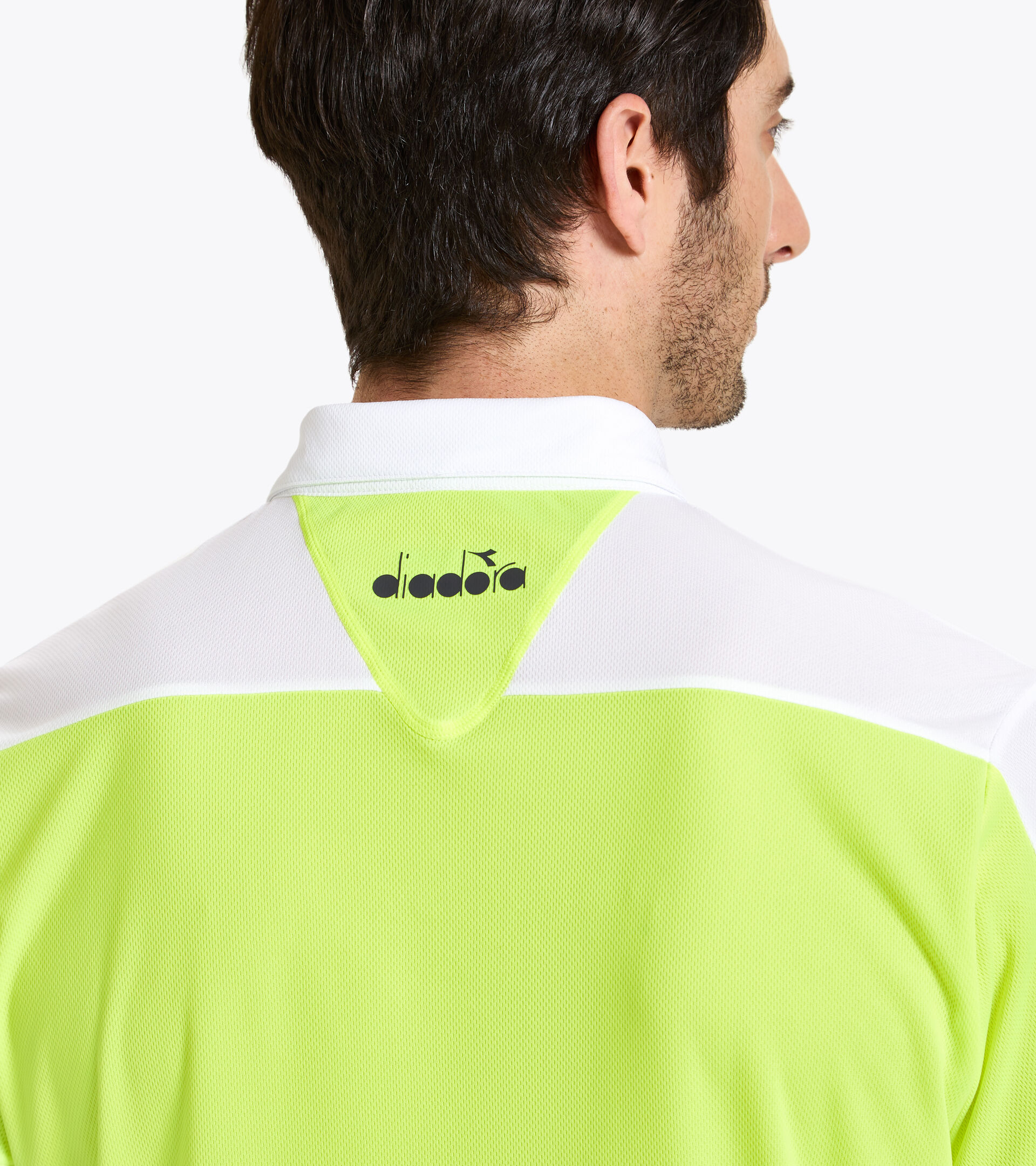 Tennis-Polohemd - Herren POLO COURT FLUO GELB DD - Diadora